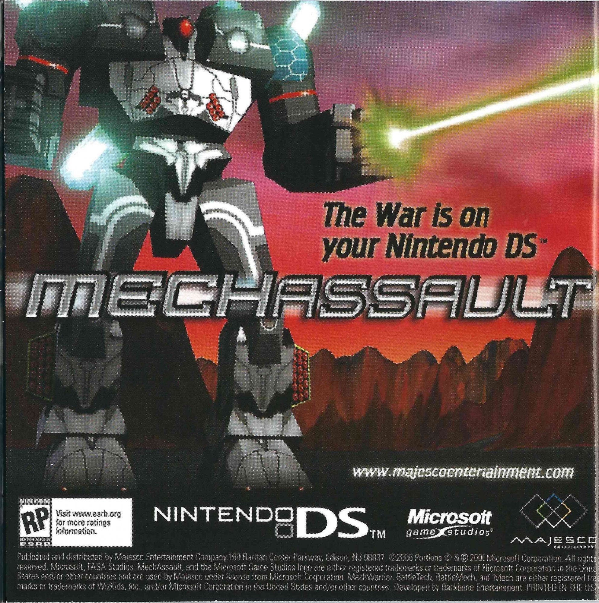 MechAssault: Phantom War - VGDB - Vídeo Game Data Base