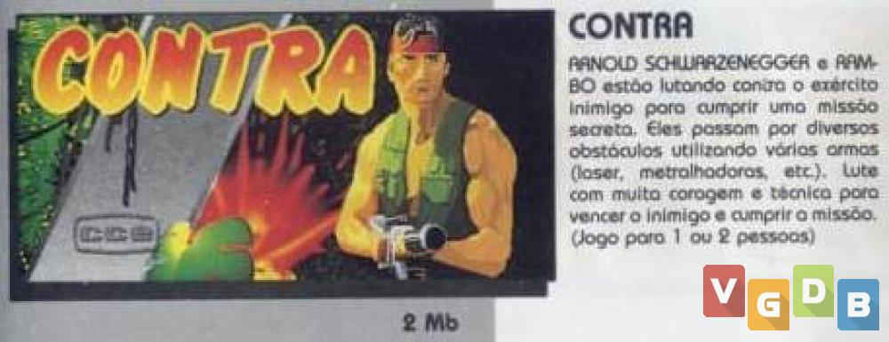 Contra - VGDB - Vídeo Game Data Base