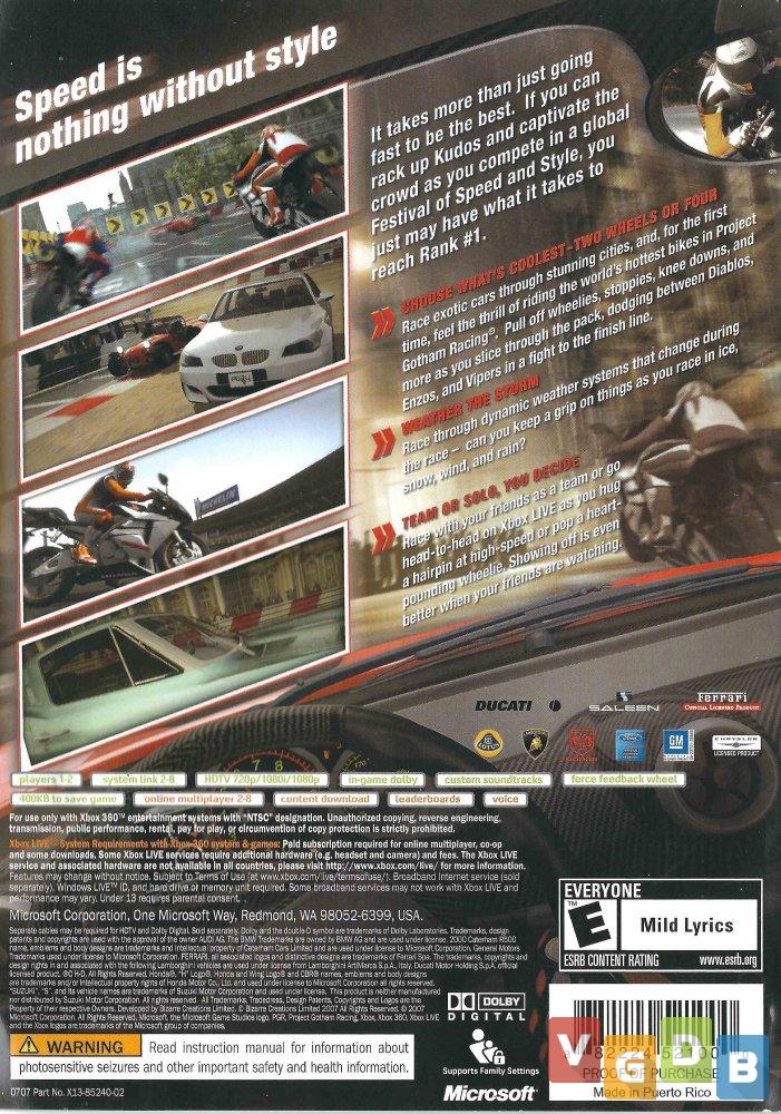 Project Gotham Racing 4 é simplesmente um dos melhores jogos de