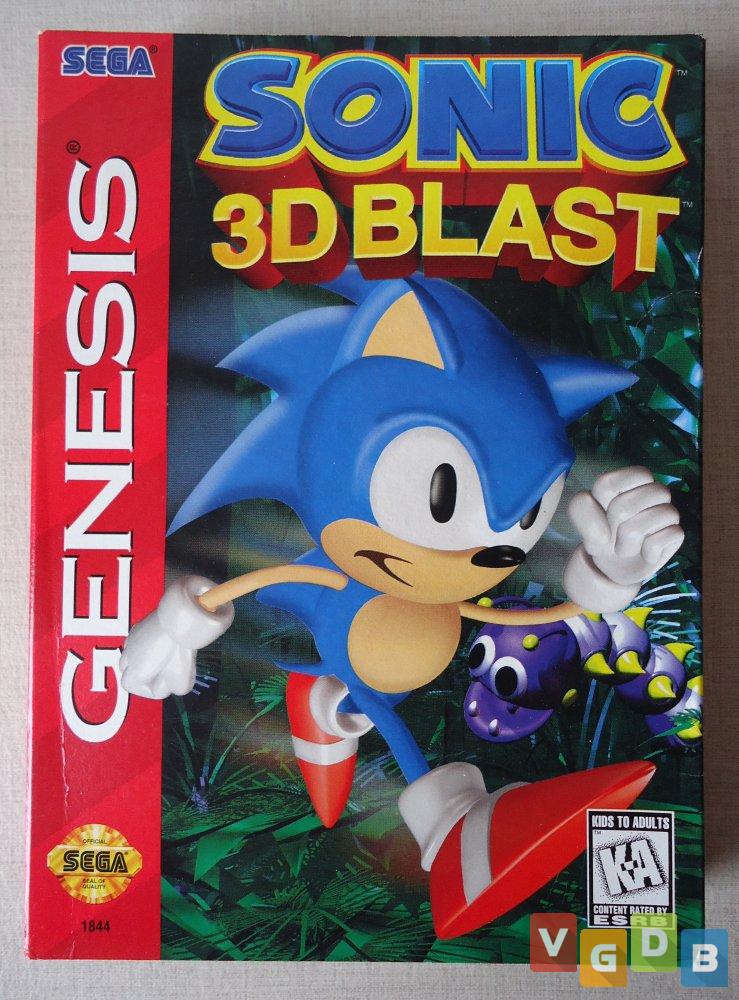 Jogo Sonic 3D Blast - Mega Drive - Sebo dos Games - 10 anos!