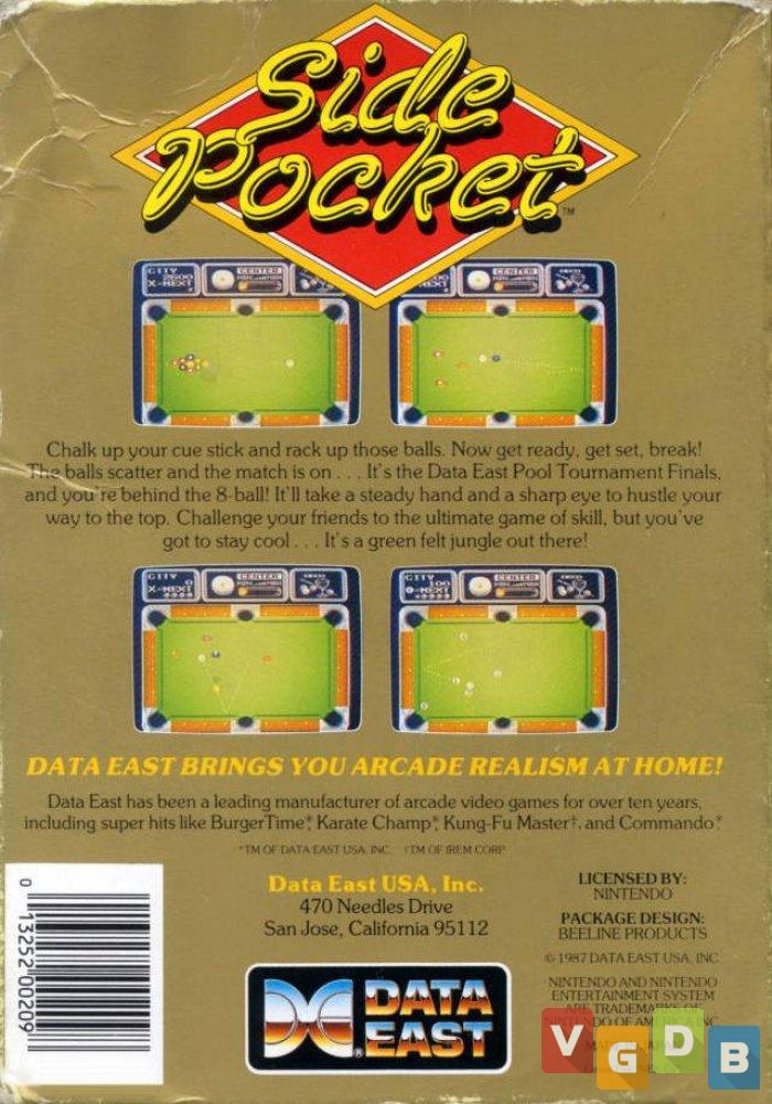 RetroArkade - a história de Side Pocket, o game de bilhar mais legal de  todos os tempos! - Arkade