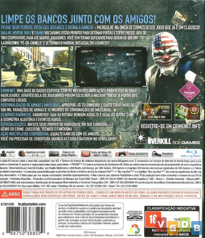 Jogo Payday 2: Safecracker Edition - Xbox 360 no Shoptime