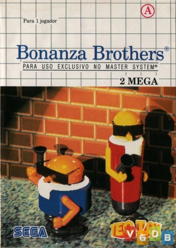 Brother sms. Сега Bonanza Bros. Бонанза бразерс. Sega обложка Bonanza Bros. Бонанза БРОС роботы.