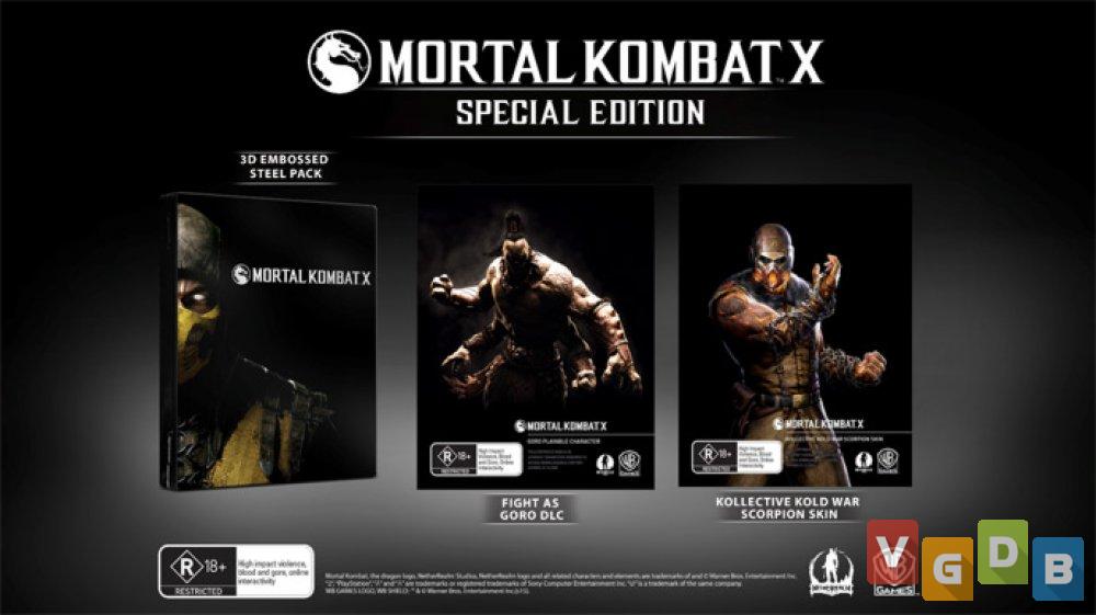 Xbox One - Mortal Kombat X Limited Edition No DLC Microsoft W/ Case #1 –  vandalsgaming