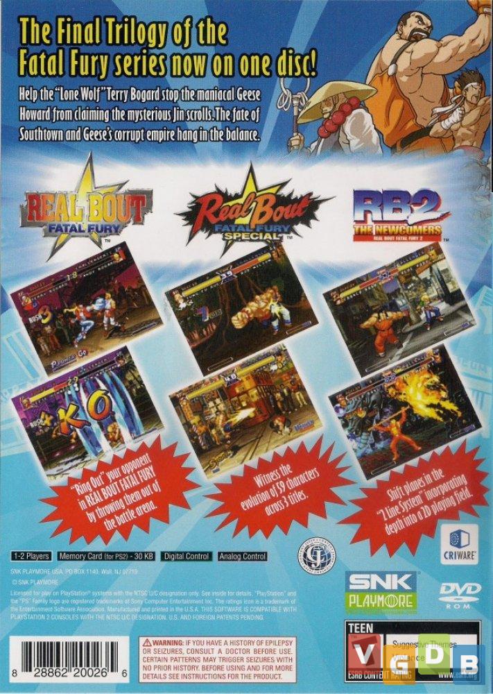 Fatal Fury Battle Archives 1 (Neo Geo Online collection The Best
