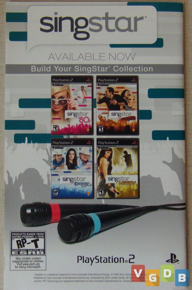 SingStar Pop Vol. 2 Sony Playstation 2 Game