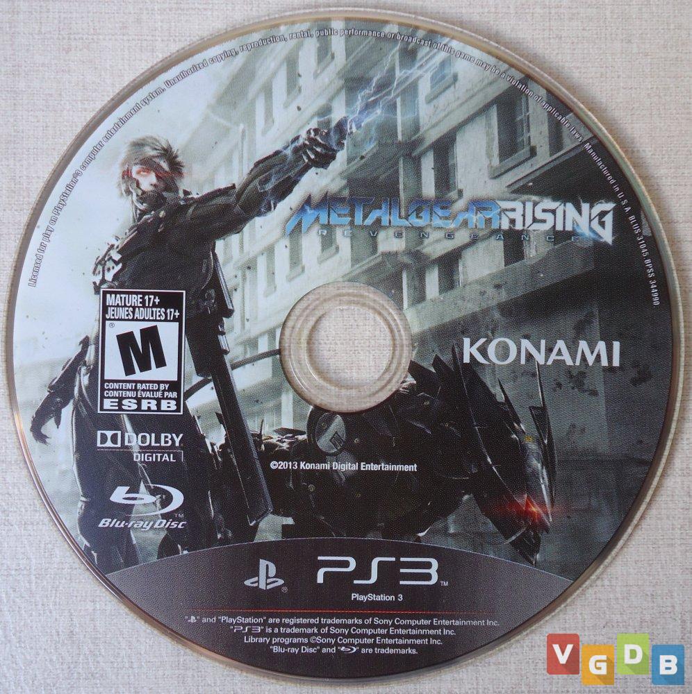 Konami - Metal Gear Rising: Revengeance for Sony Playstation PS3