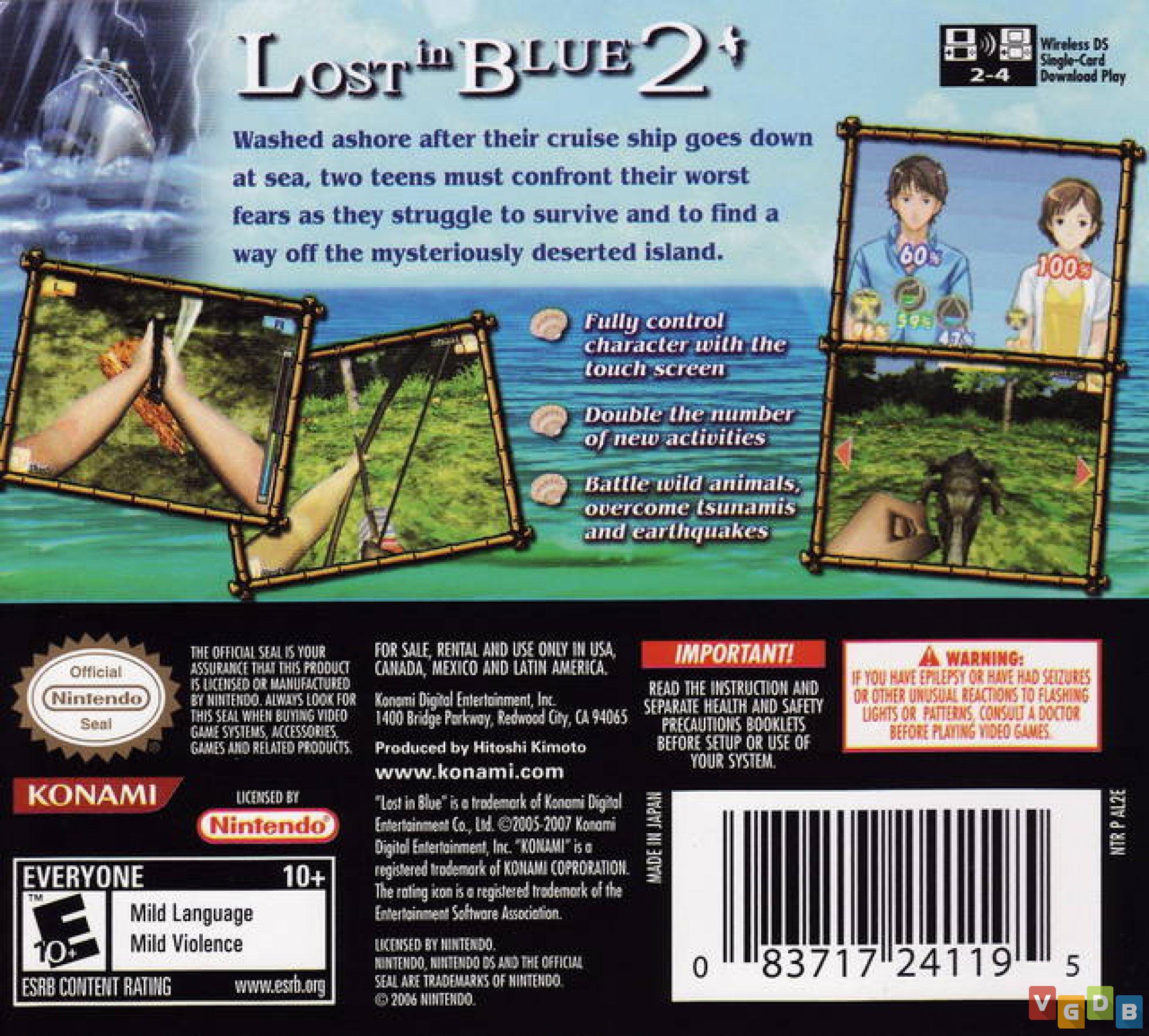 Falando sobre Jogos – Lost in Blue (NDS)