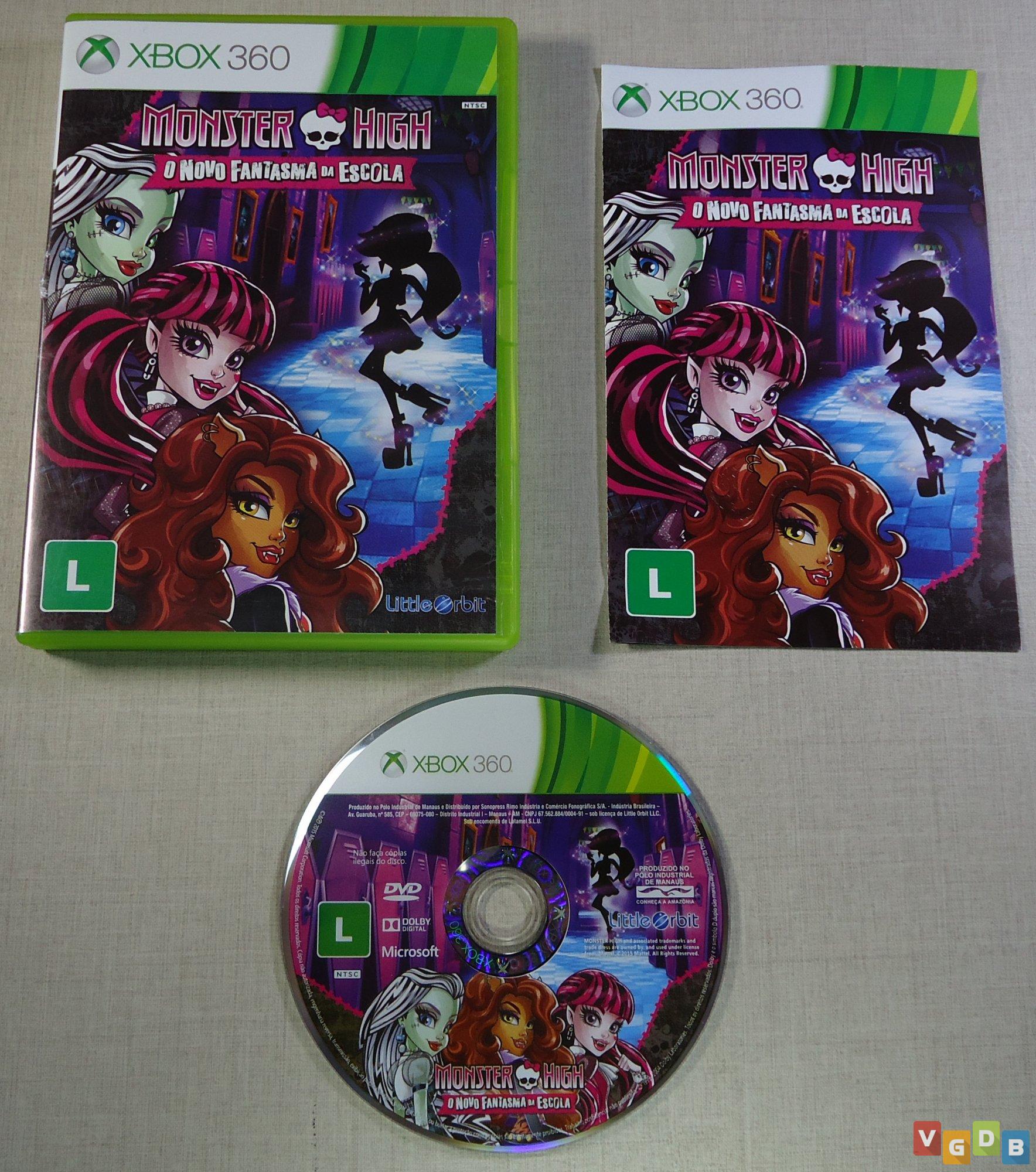 jogo monster high o novo fantasma da escola xbox 360