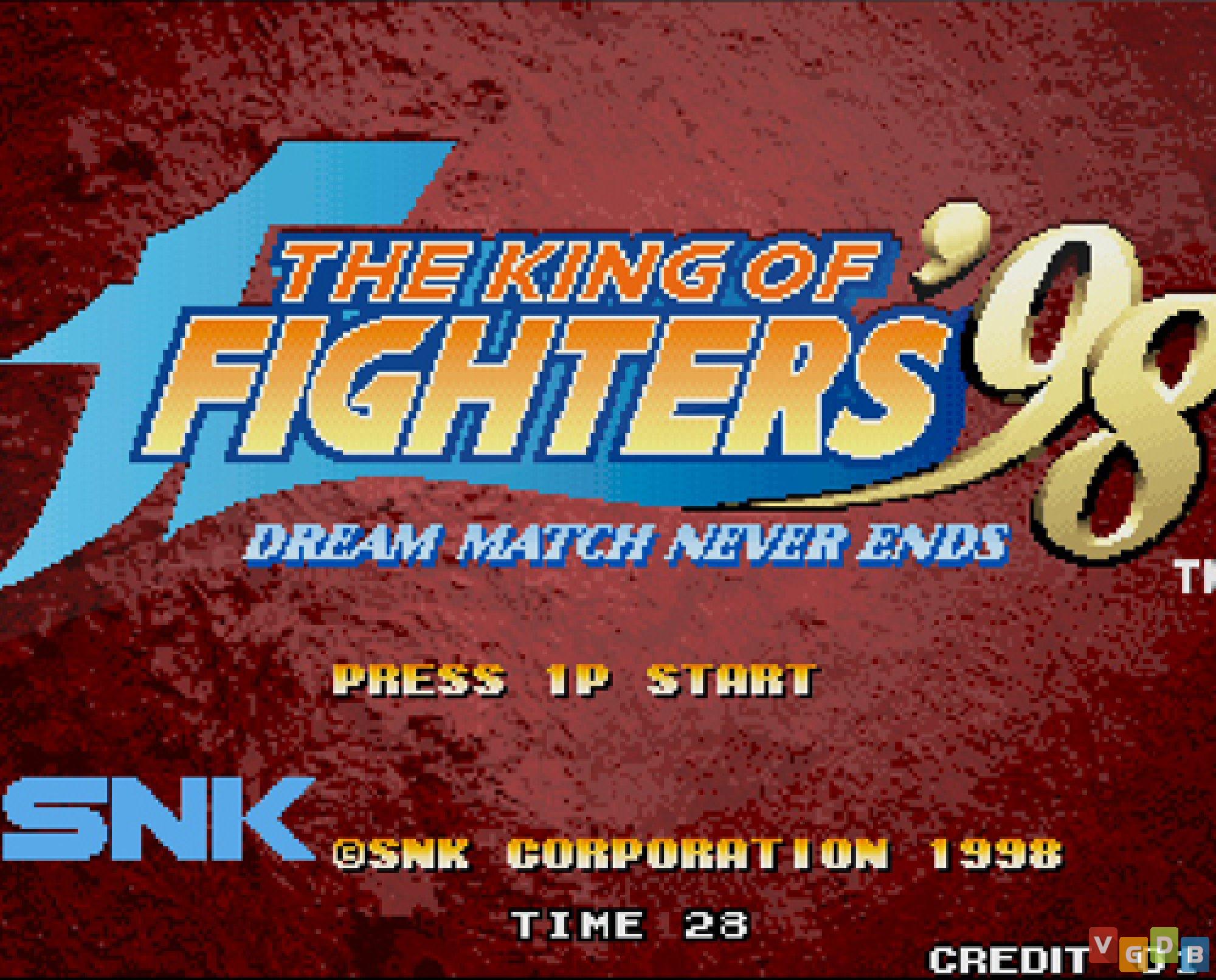 The King of Fighters '98: The Slugfest (1998) - MobyGames