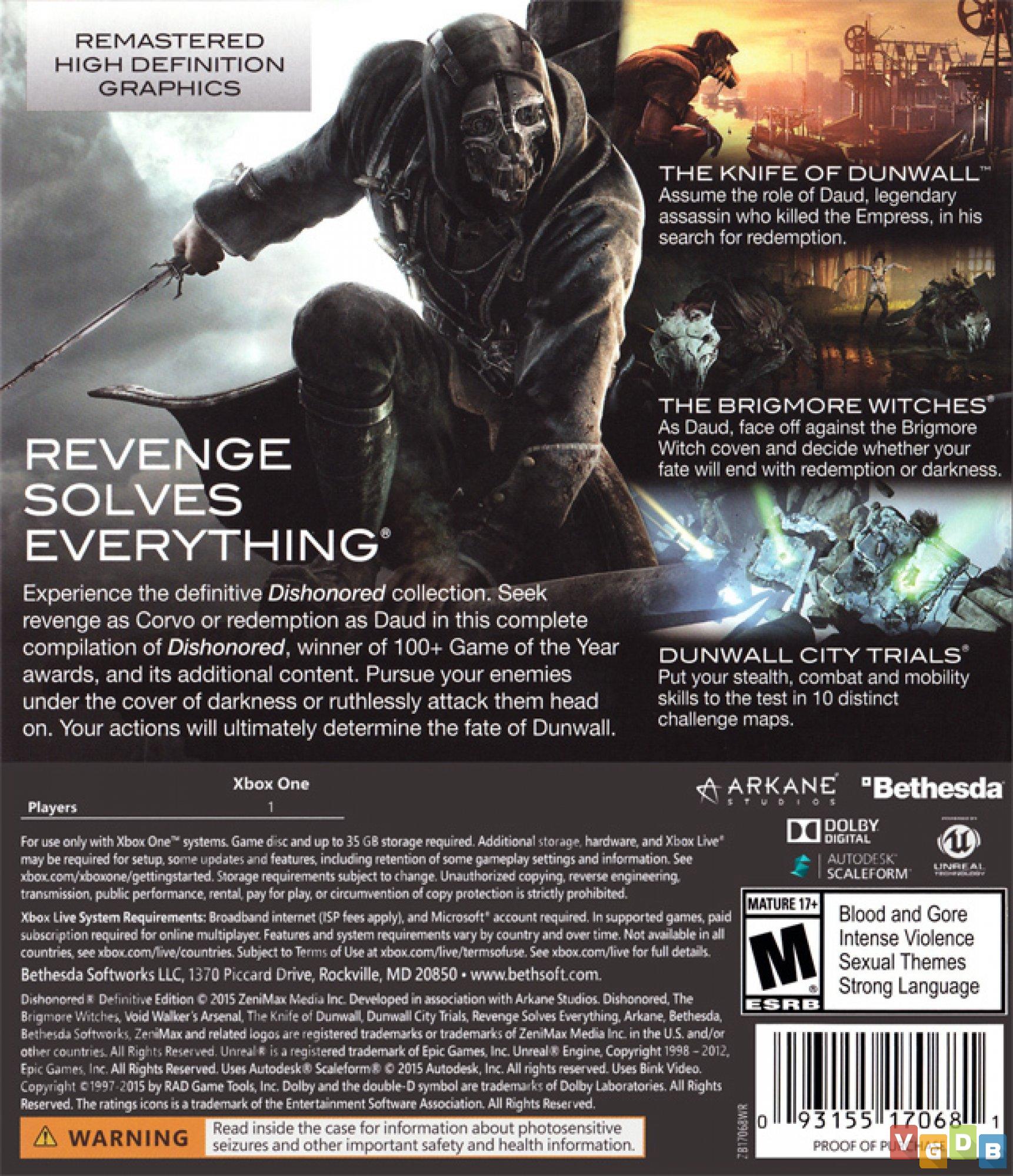 Jogando: Dishonored: Definitive Edition (PS4/XBOX One) – Sem