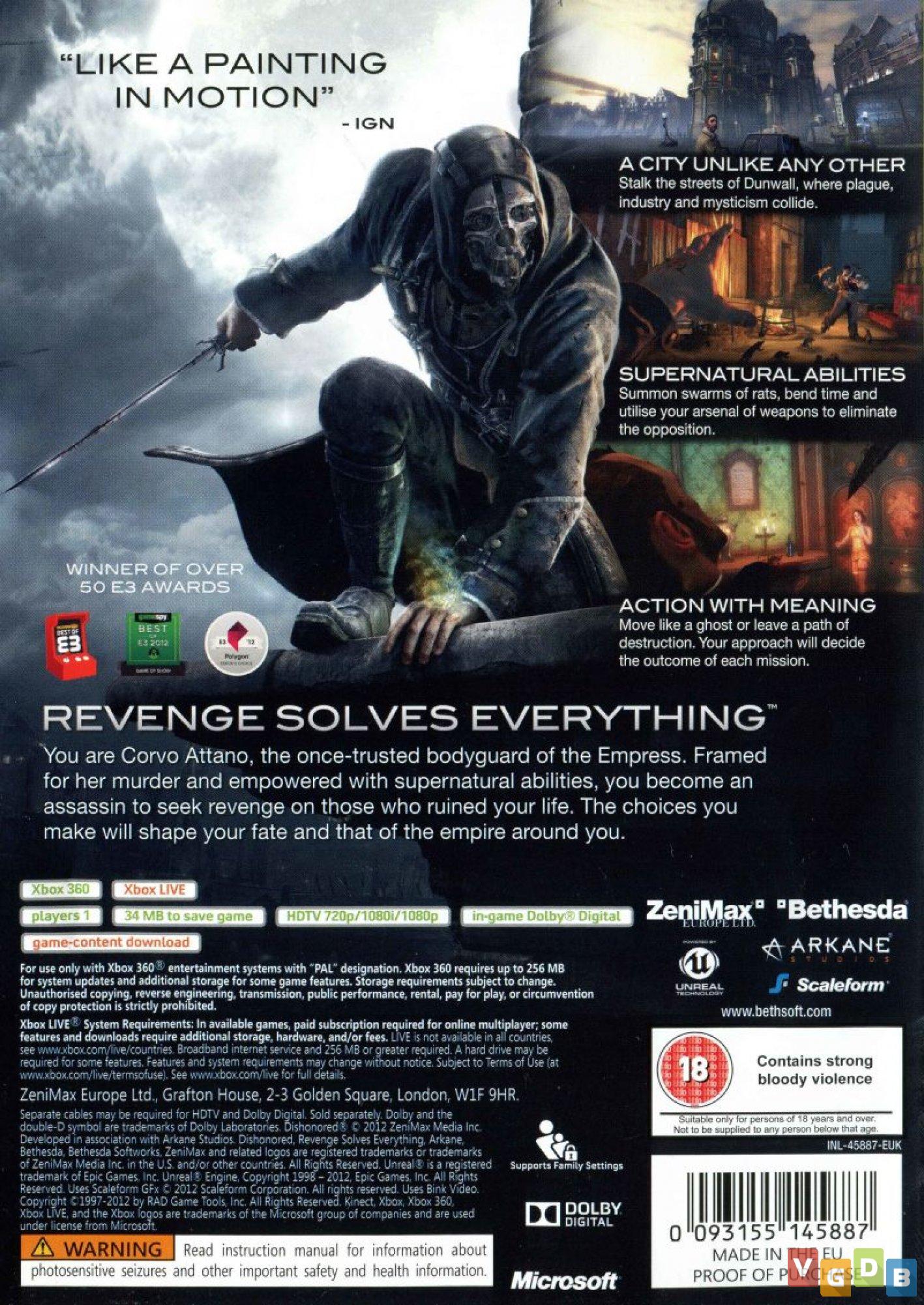 Jogo Dishonored Xbox 360 em Promoção na Americanas