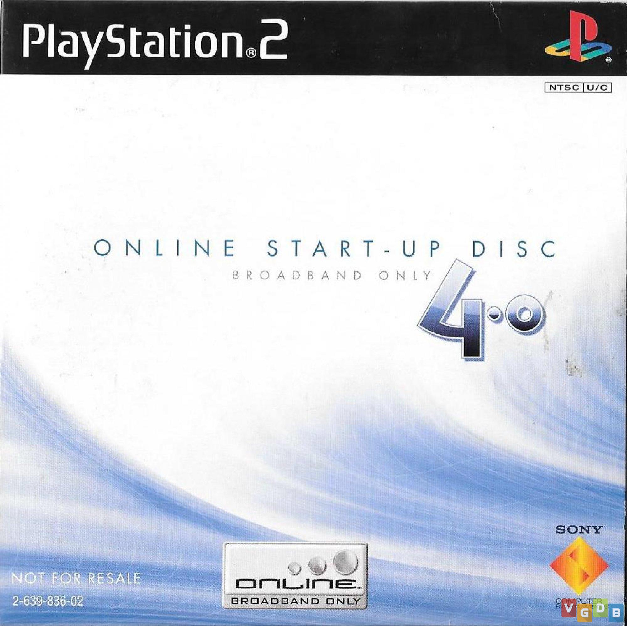 Online Start-Up Disc 4.0 - VGDB - Vídeo Game Data Base