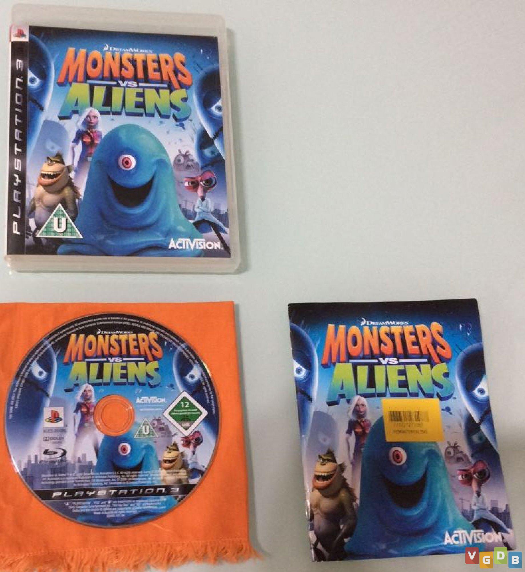 Jogo Monsters vs Aliens PS2 ( Aventura ) Play 2