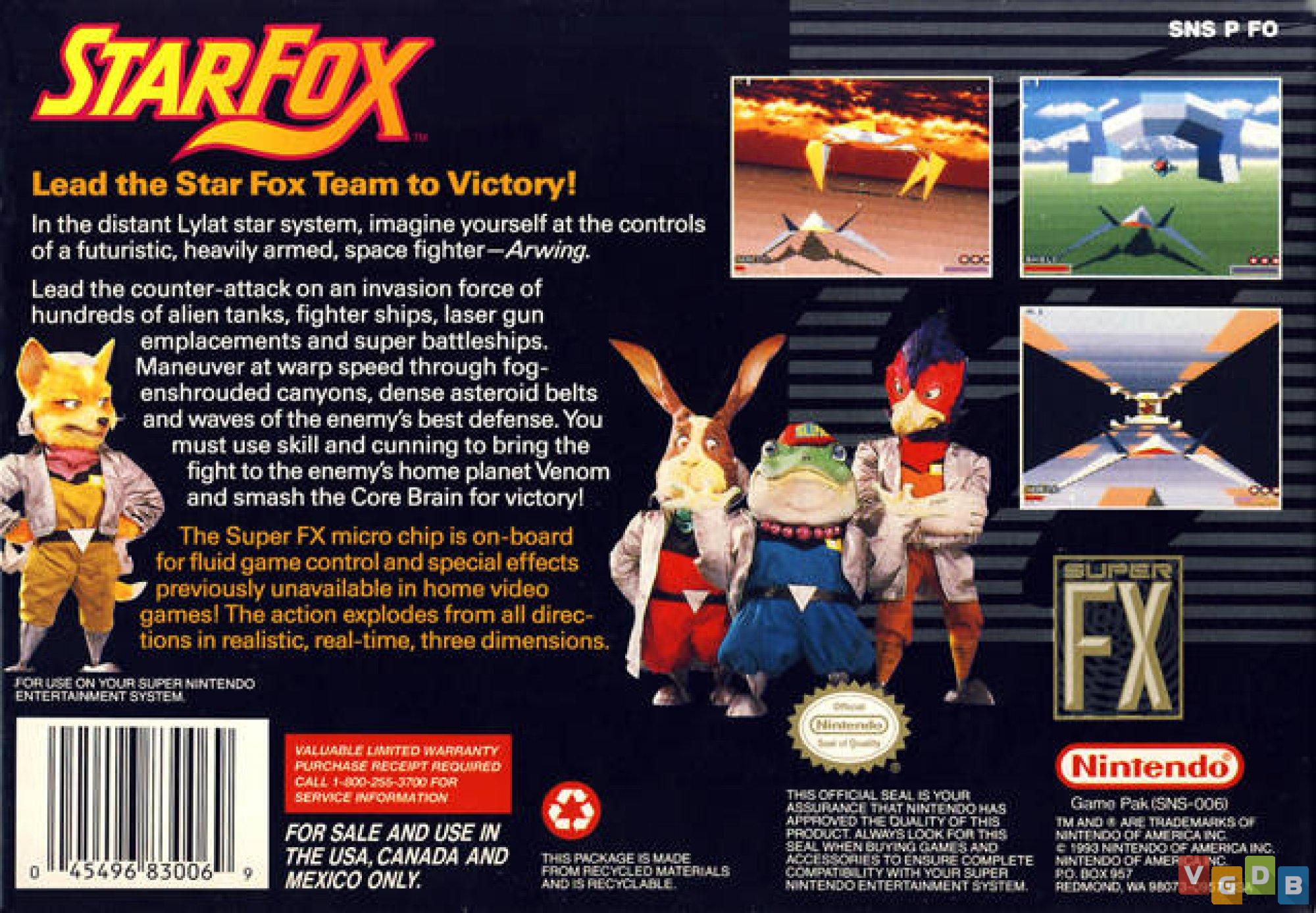 Star Fox (SNES): 22 anos da primeira jornada espacial que mudaria o mundo  dos videogames - Nintendo Blast