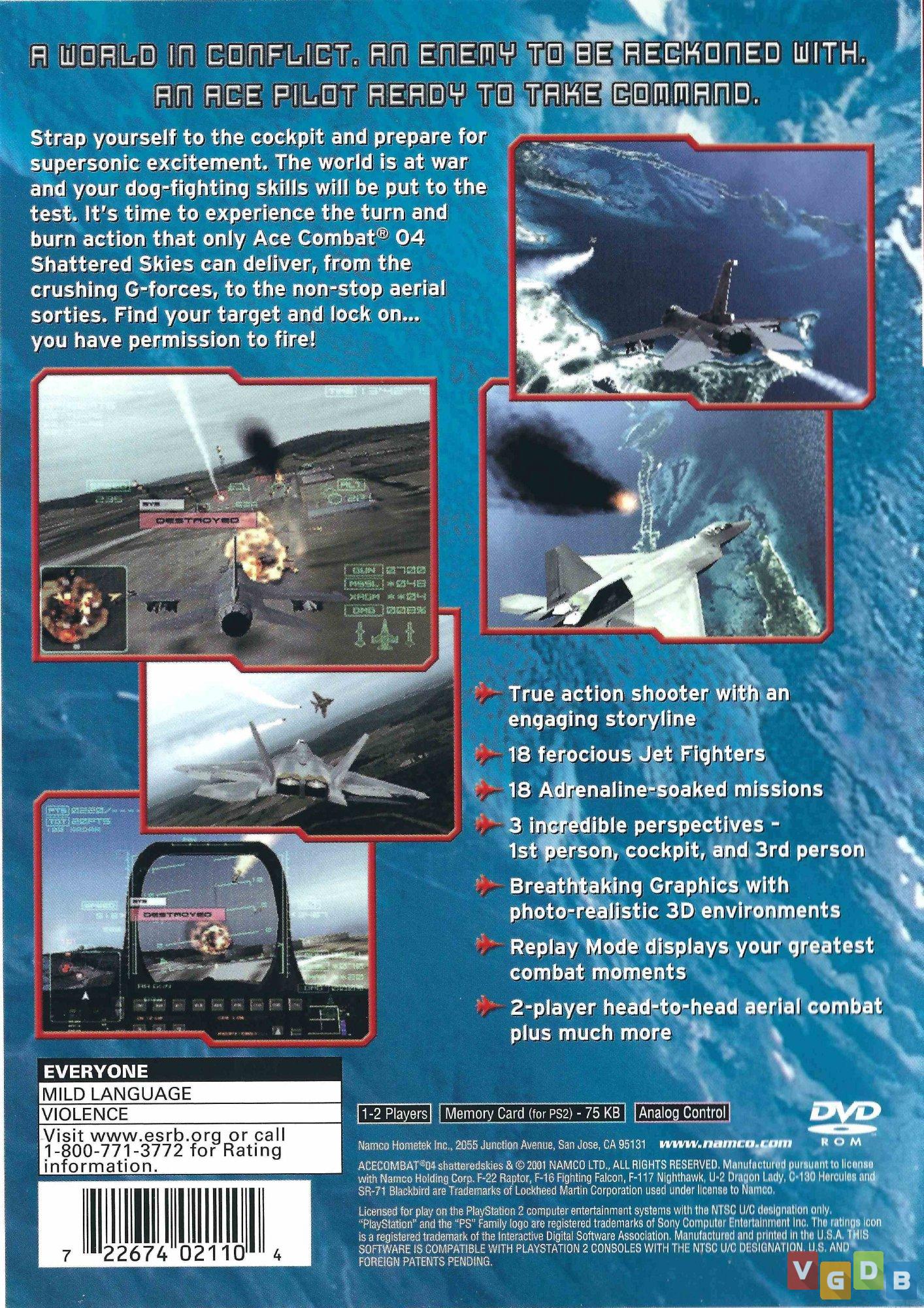 Ace Combat Distant Thunder Ps2 Patch Simulador De Avião