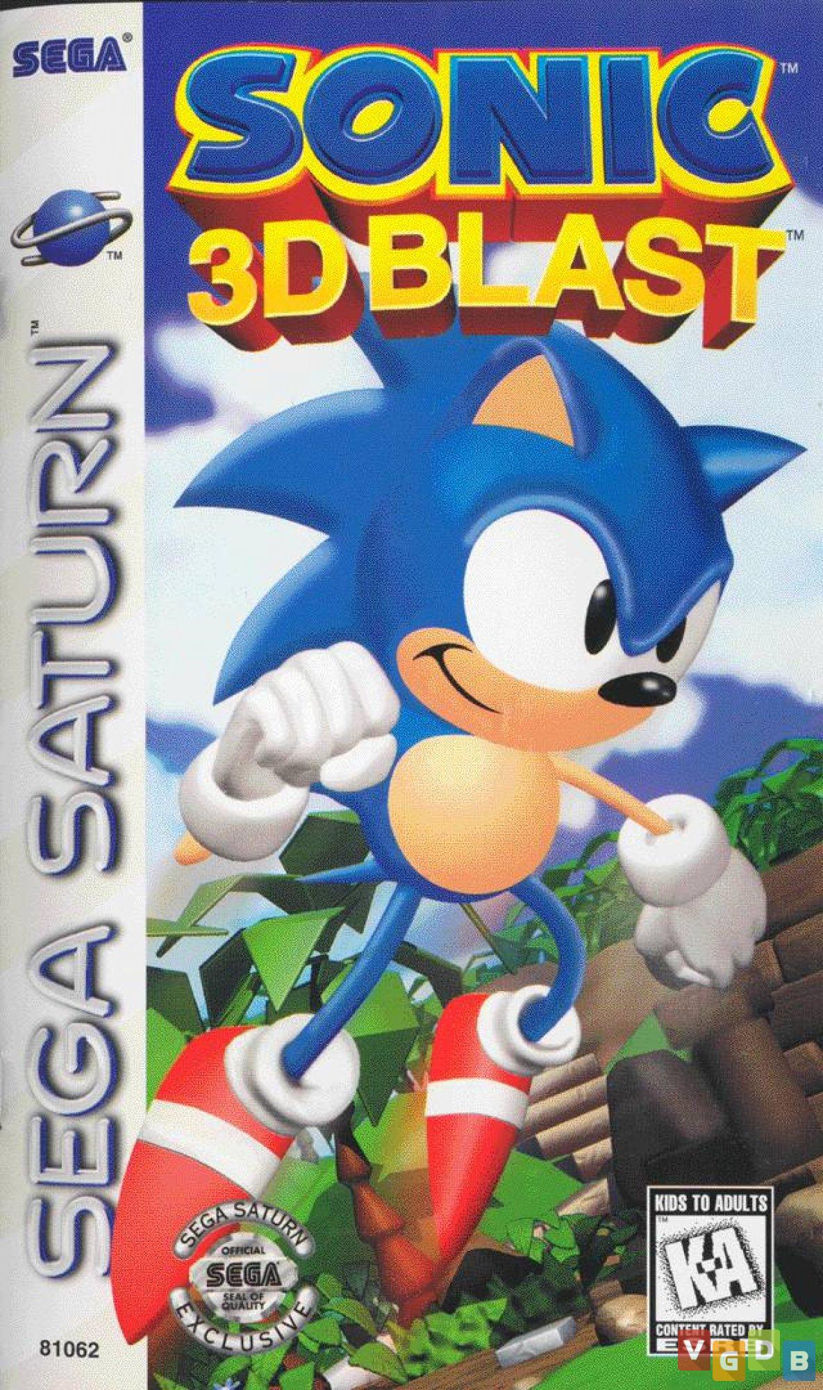 Jogo Sonic 3D Blast - Mega Drive - Sebo dos Games - 10 anos!