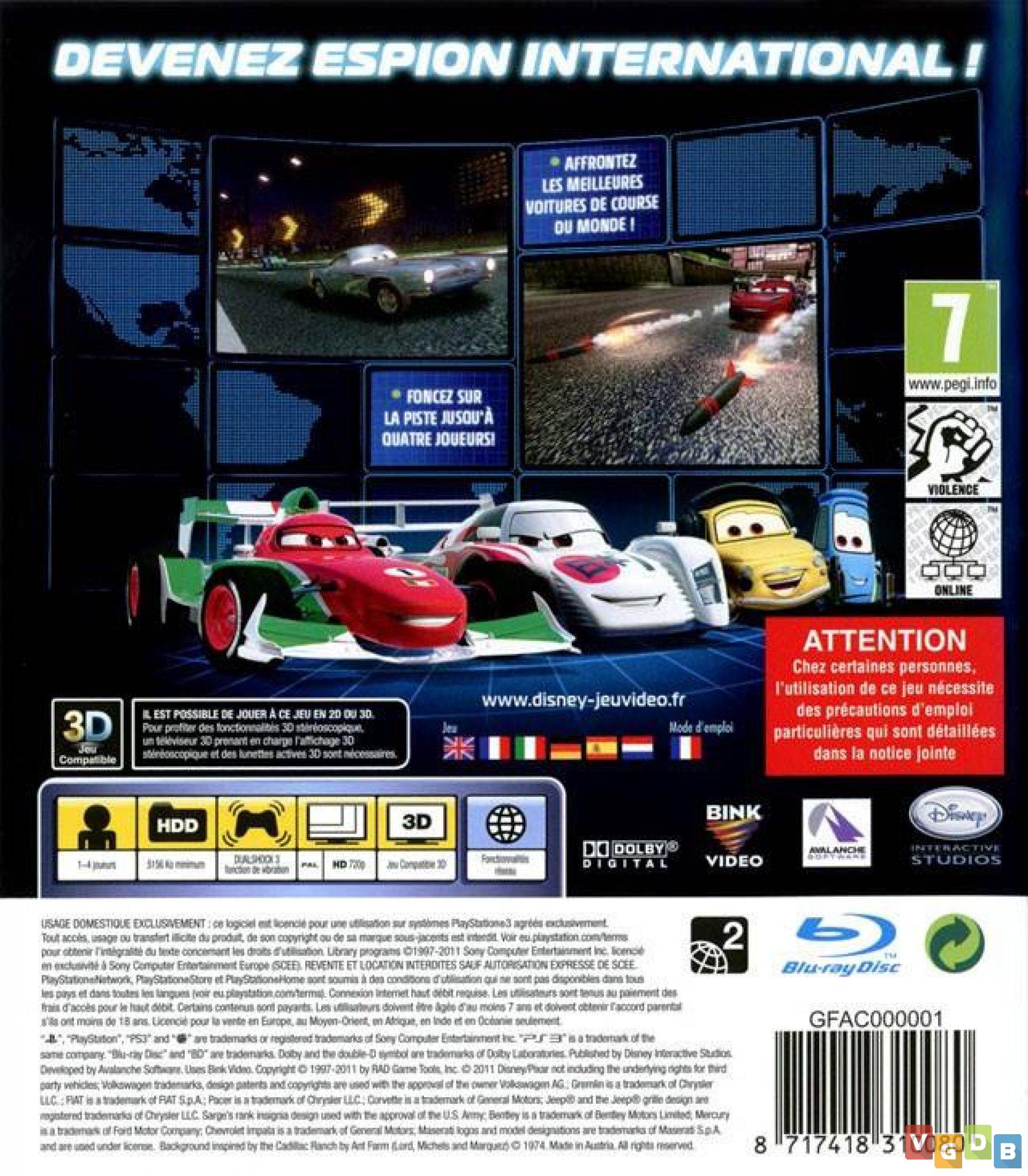 Jogos Ps3 Carros 2