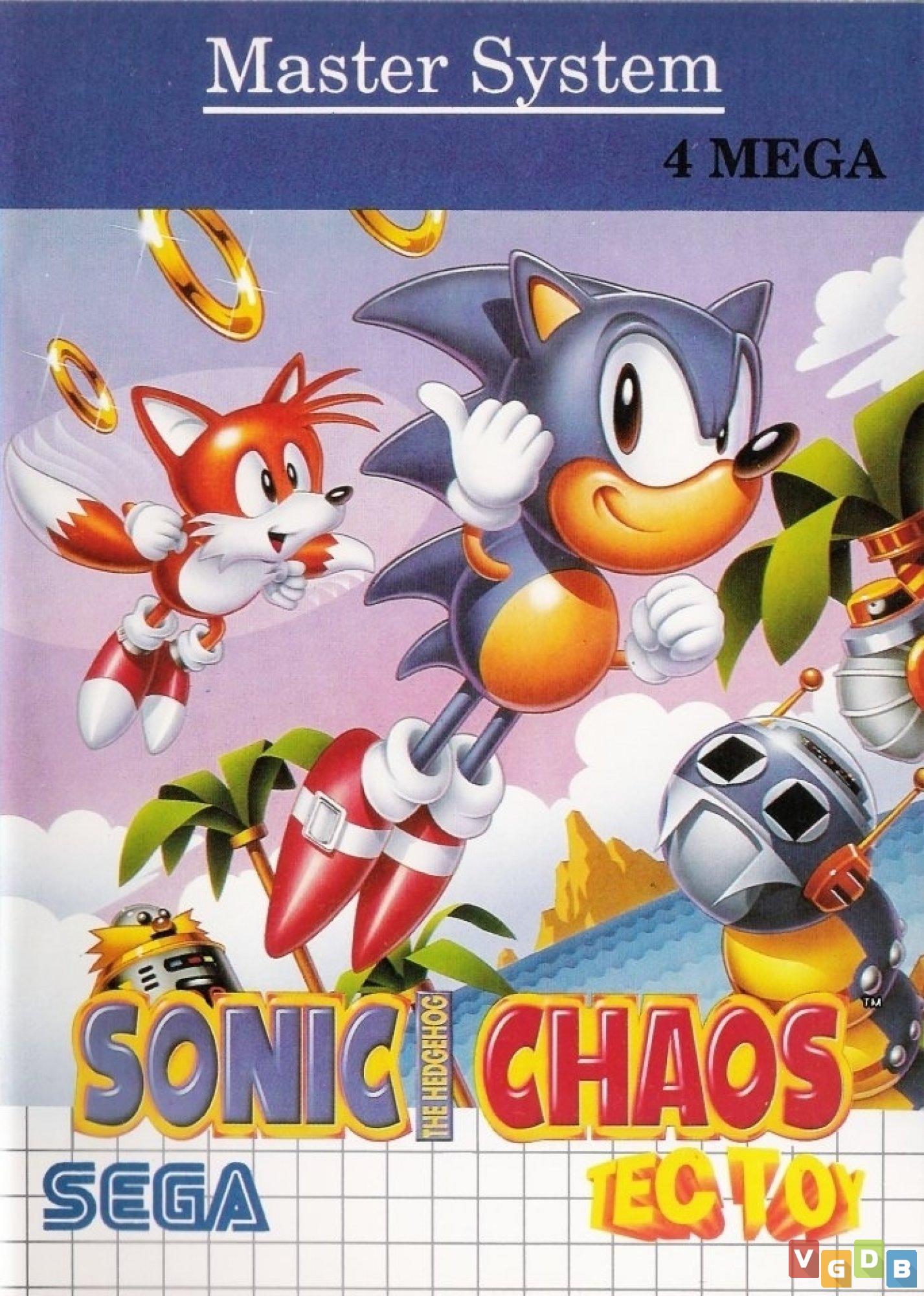 Jogo Sonic Chaos - Master System - Sebo dos Games - 10 anos!