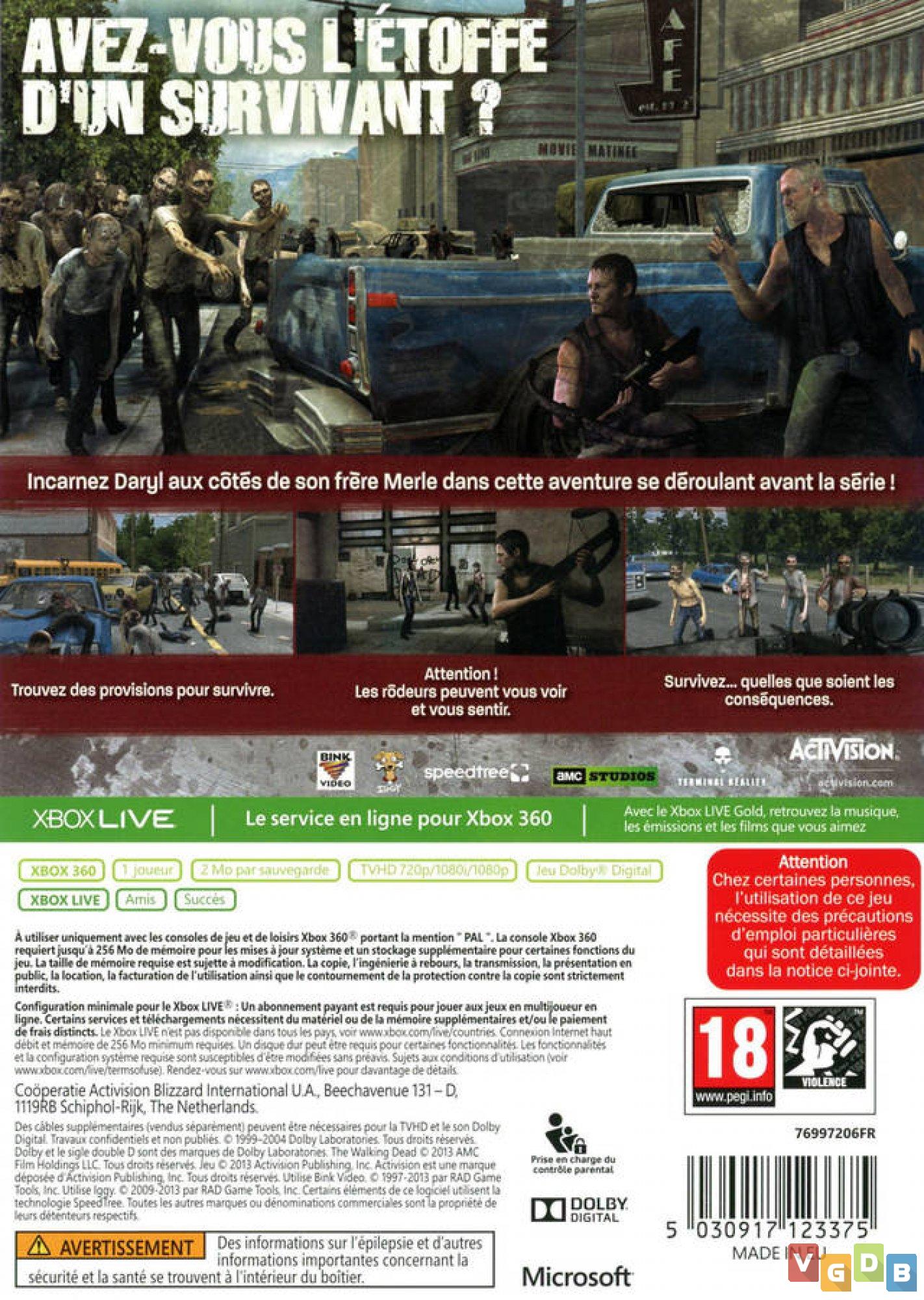 Jogo The Walking Dead Survival Instinct - Xbox 360 Seminovo - SL Shop - A  melhor loja de smartphones, games, acessórios e assistência técnica