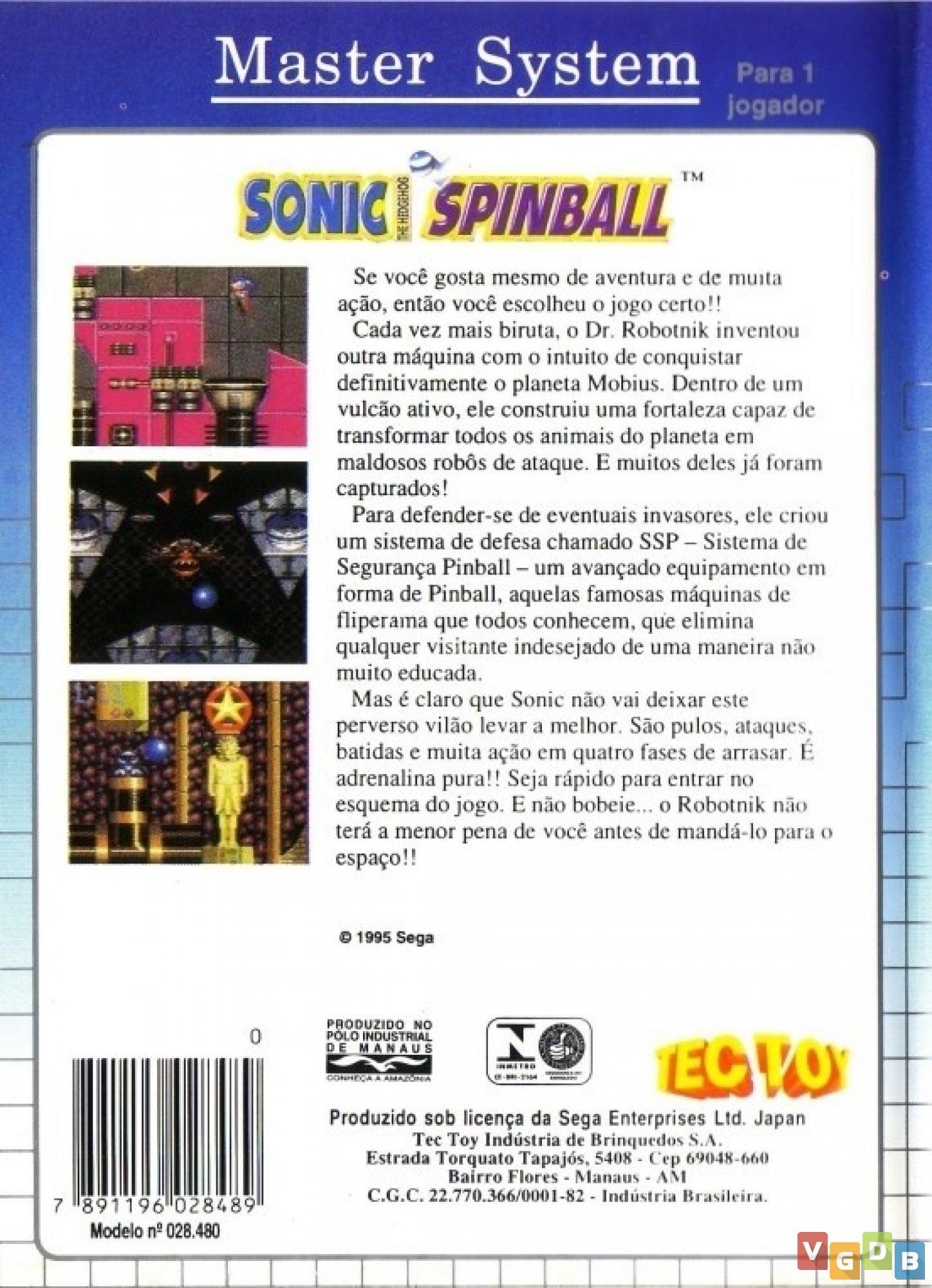 Sonic Spinball para Master - conheça o primeiro demake do azulão