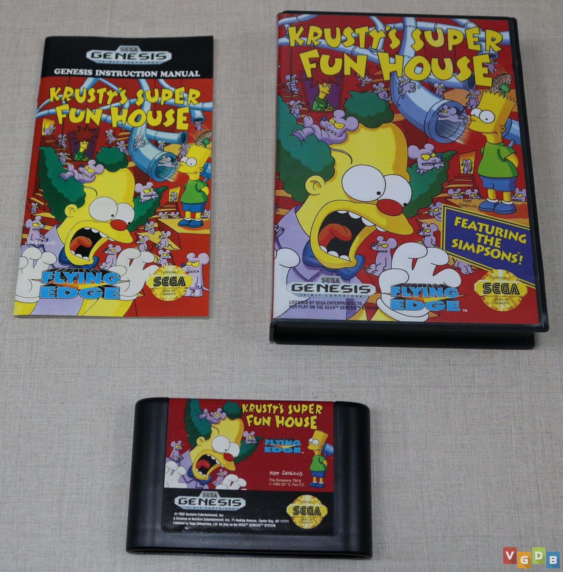 Amazon.com: Krusty's Super Fun House - Sega Genesis (Renewed