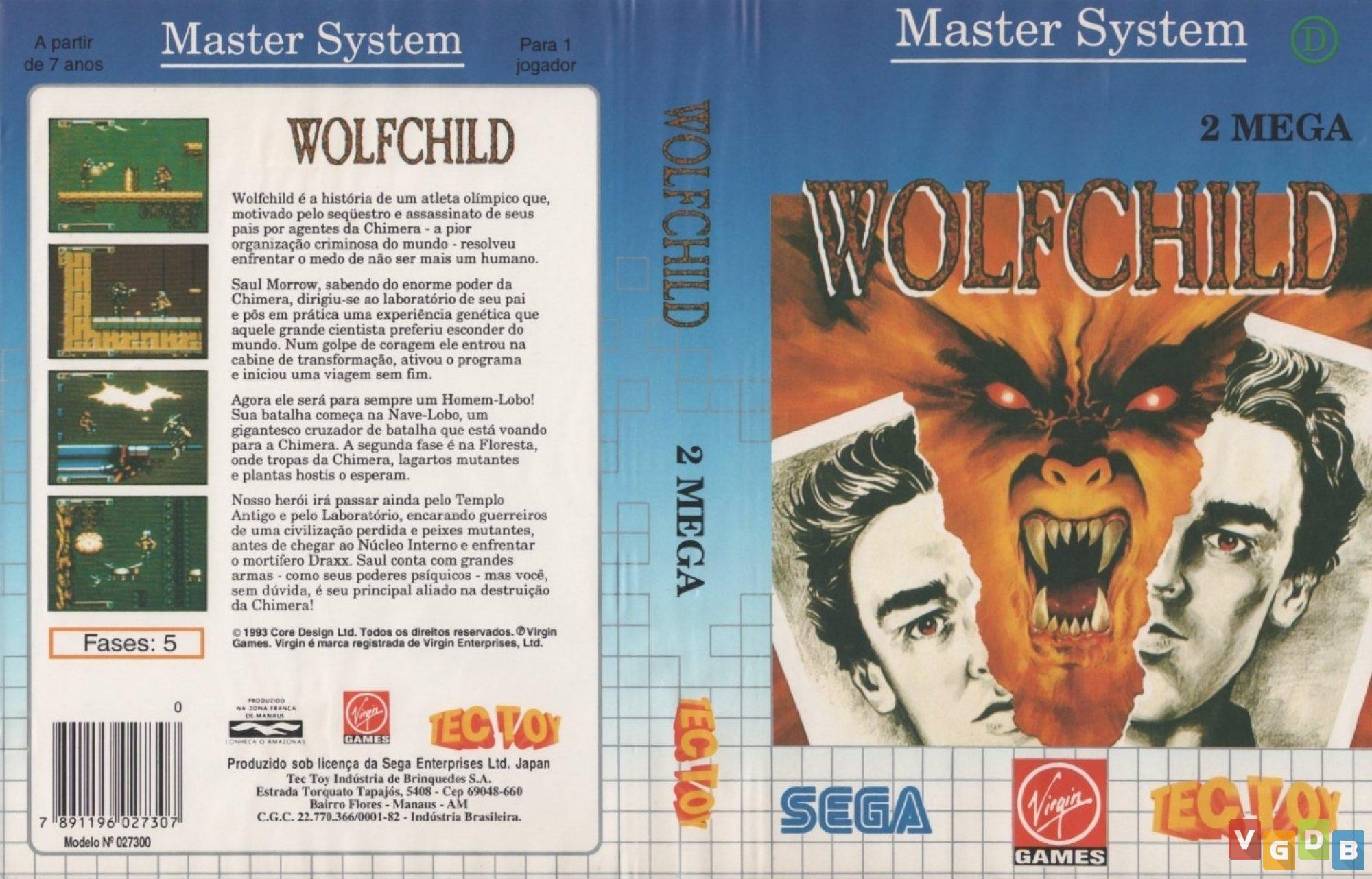 jeu vidéo Wolfchild sega game gear