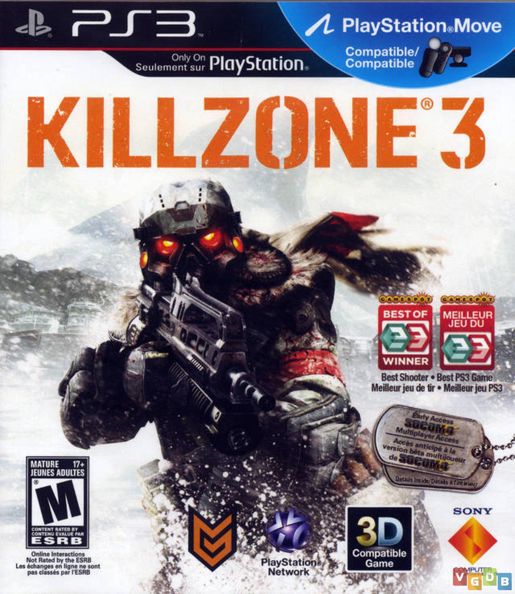 Killzone 3 - VGDB - Vídeo Game Data Base