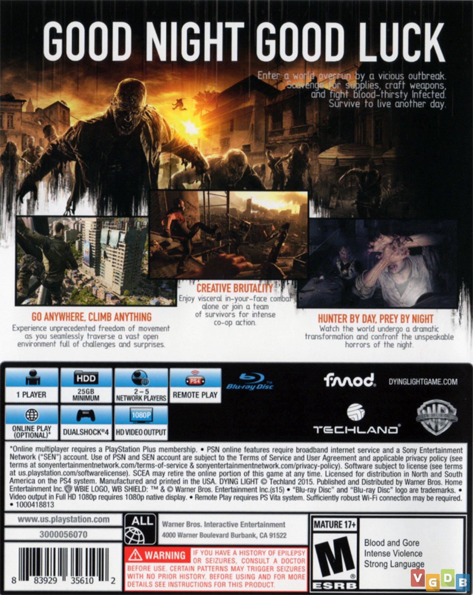 Jogo Dying Light Enhanced Edition para PlayStation 4 WG5298AN na Tudo à Beça