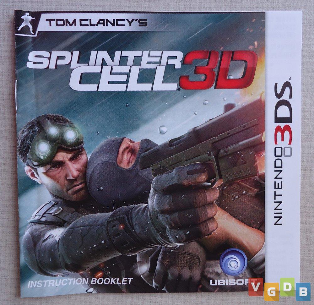 Tom Clancys Splinter Cell 3D - Nintendo 3Ds 