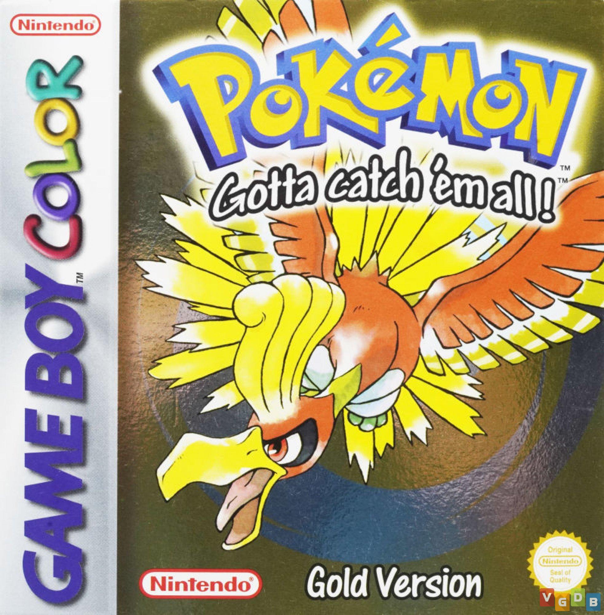 Pokémon Gold Version, Game Boy Color, Jogos