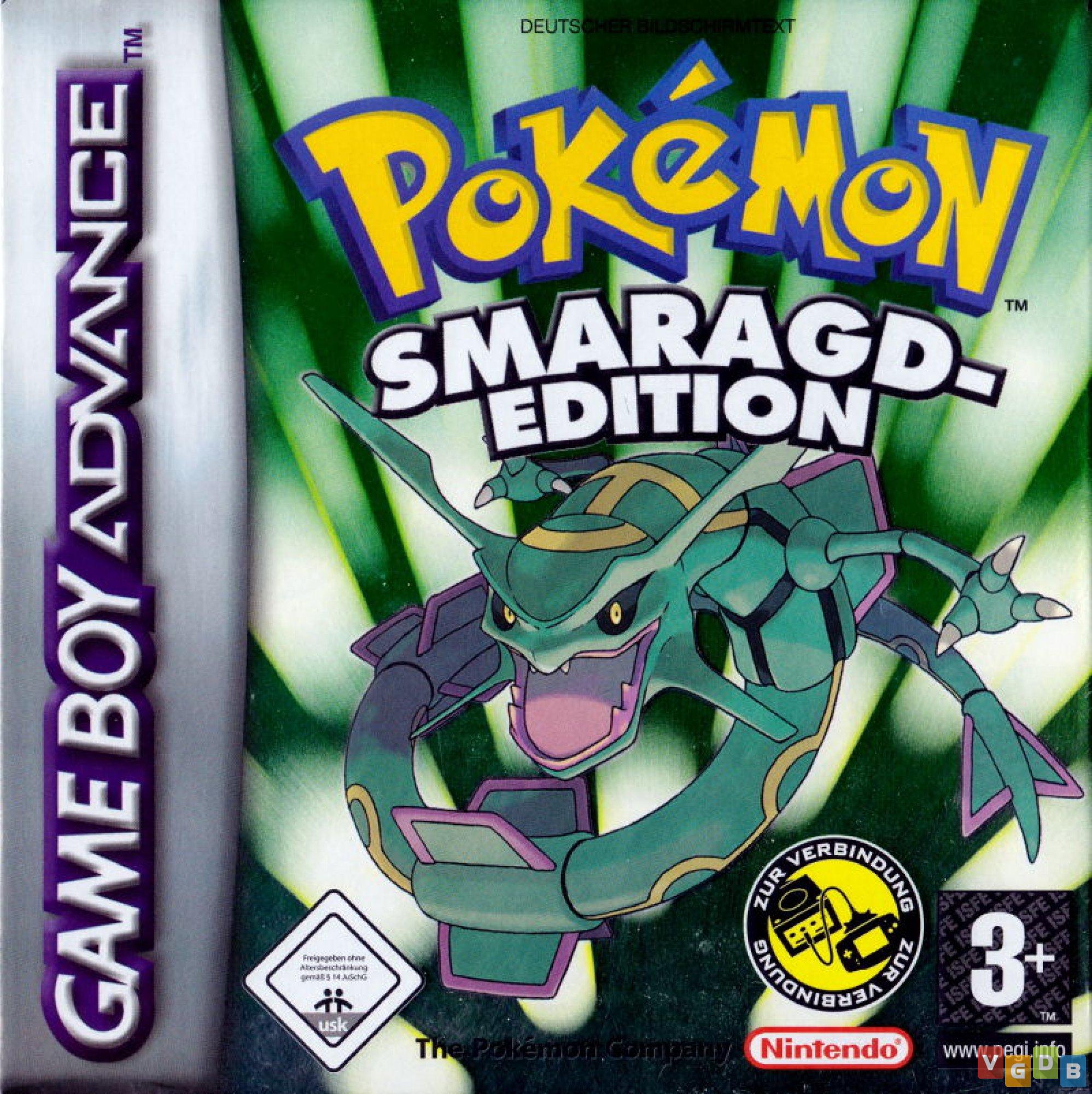 Jogo Pokemon Emerald version - GBA - Sebo dos Games - 10 anos!