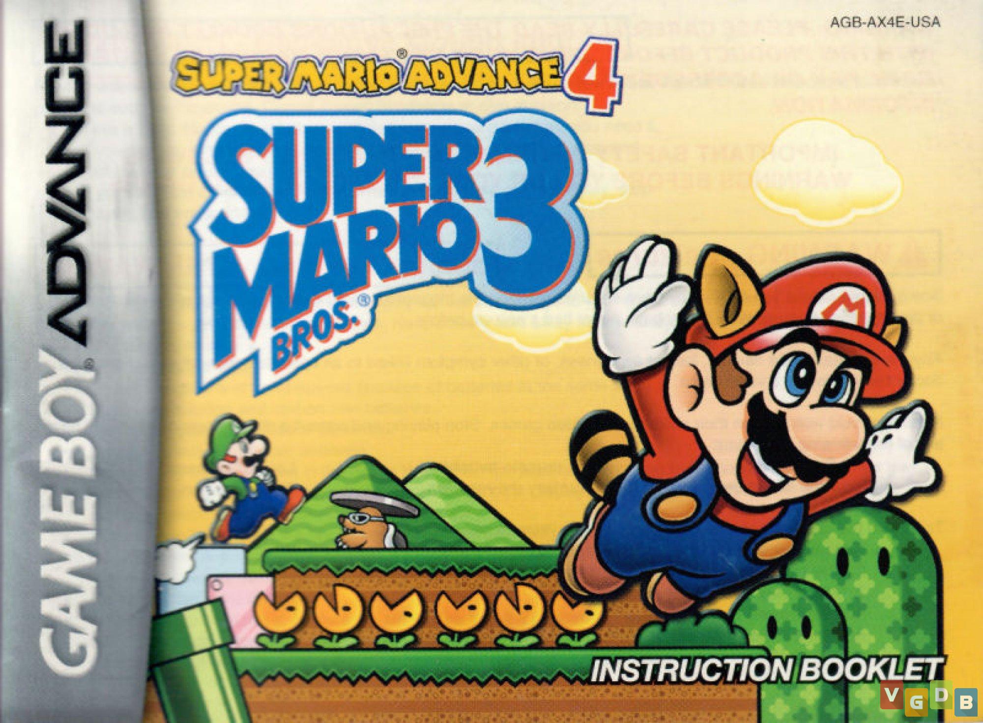 Jogue Super Mario Advance 4 - Super Mario Bros 3, um jogo de Mario bros