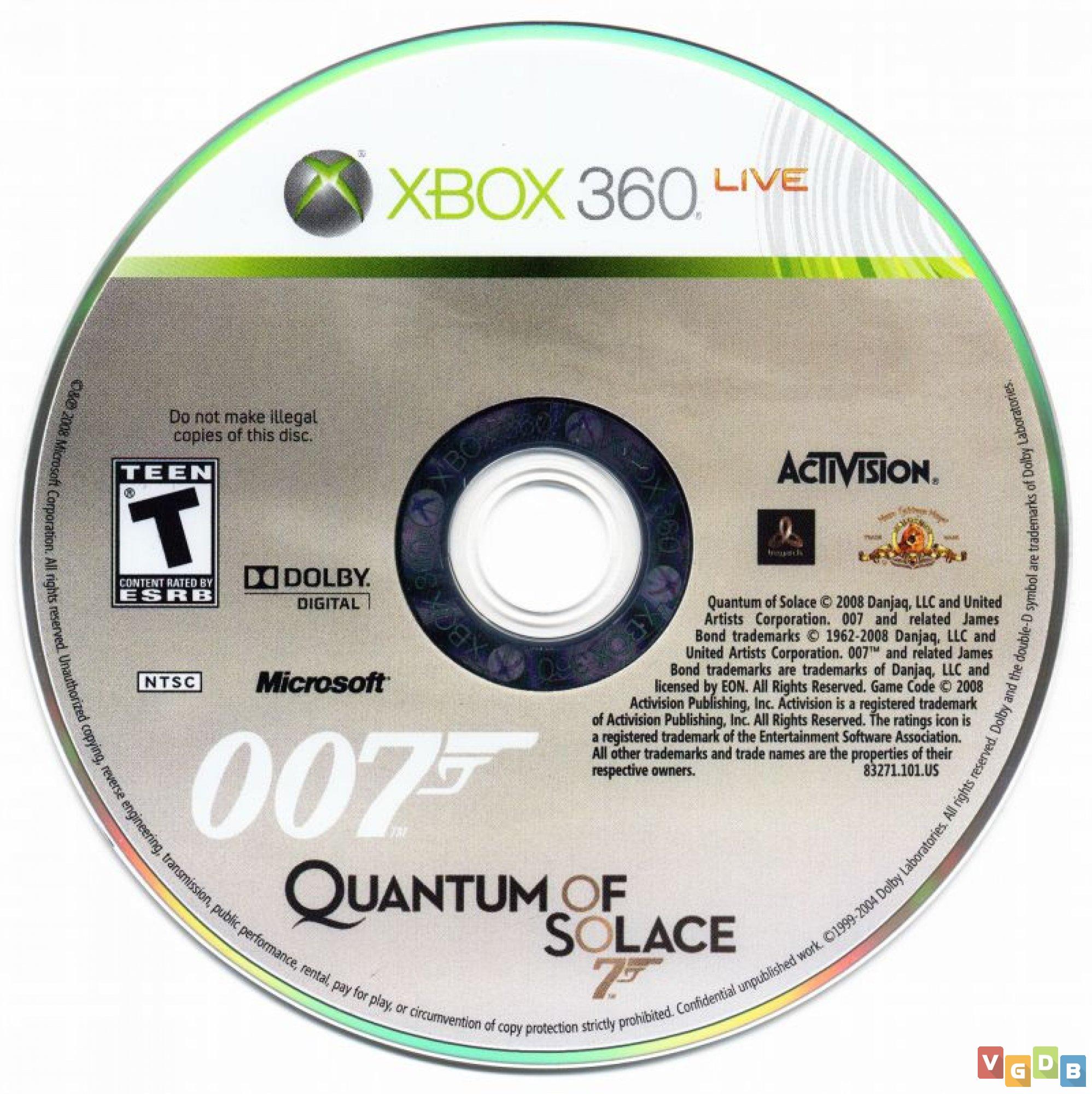 007: Quantum of Solace (2008) - MobyGames