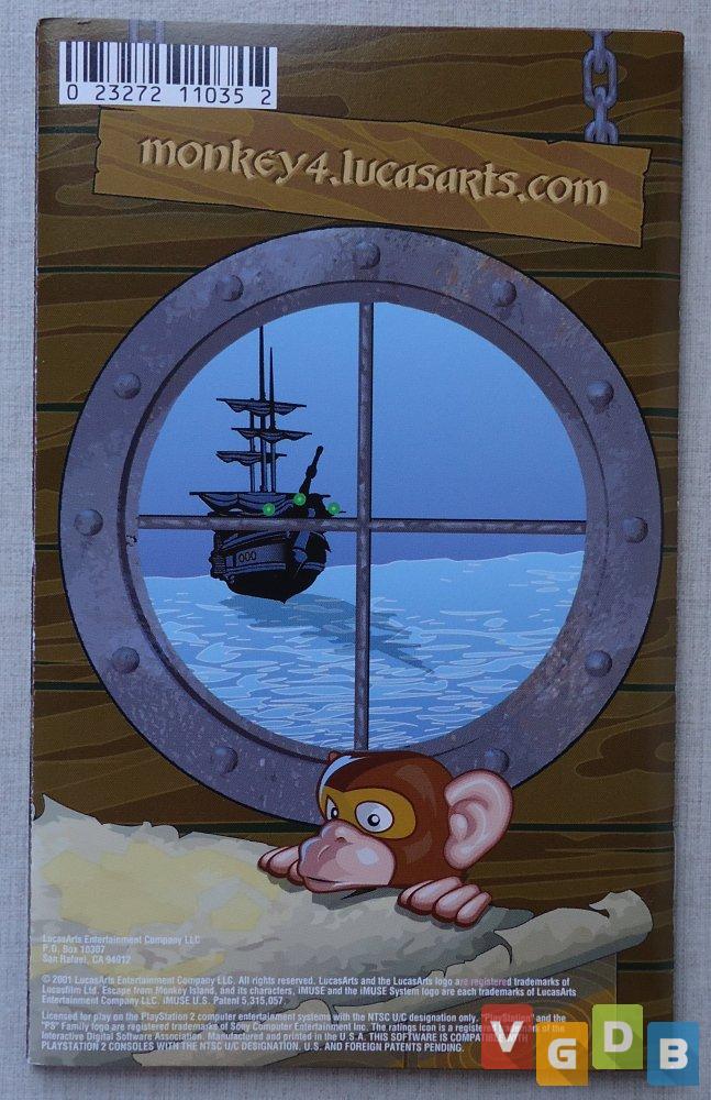 Escape from Monkey Island  Fuga da Ilha dos Macacos para Playstation 2  (2001)