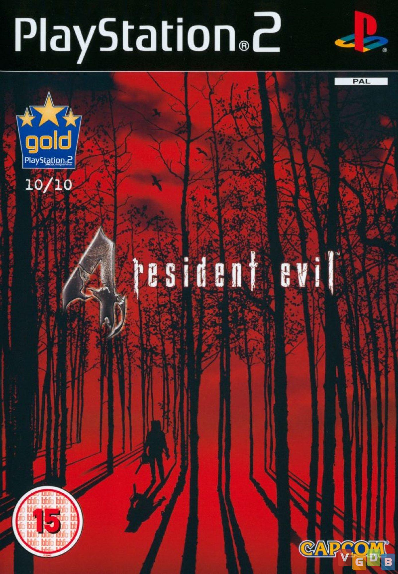 Resident Evil 4 [SLUS 21134] (Sony Playstation 2) - Box Scans