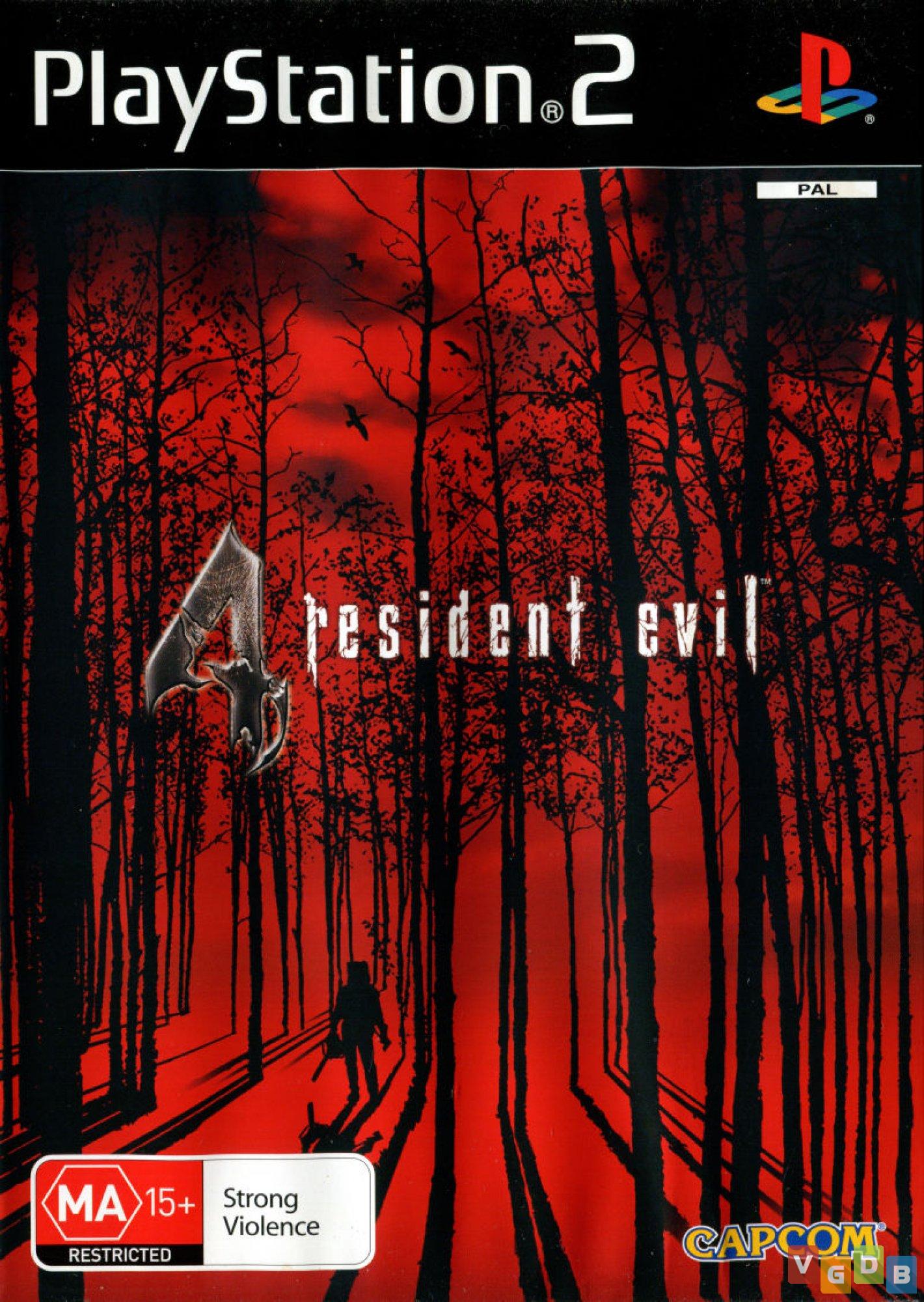 Resident Evil 4 [SLUS 21134] (Sony Playstation 2) - Box Scans