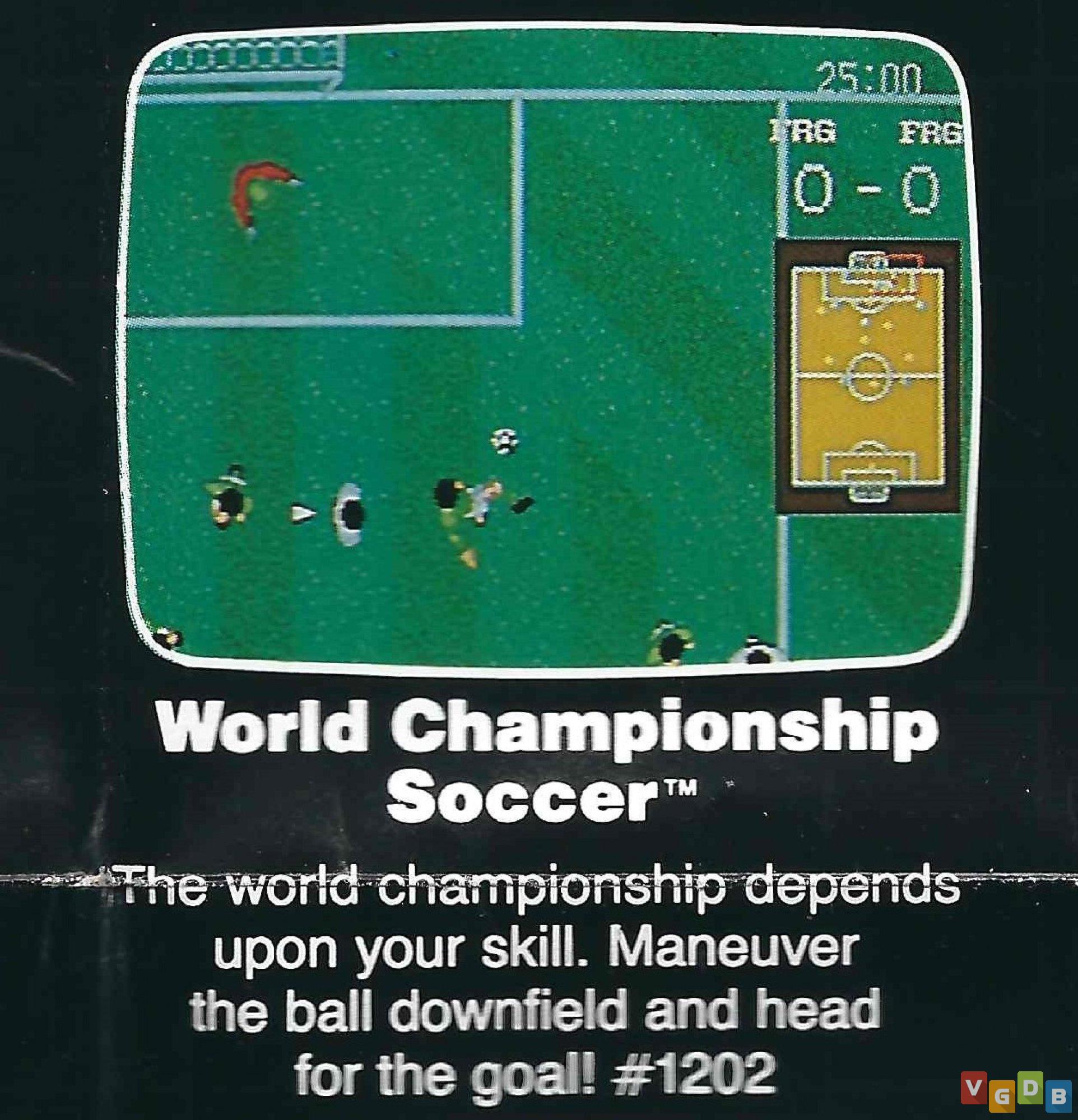 VGDB - Vídeo Game Data Base - World Championship Soccer (Super Futebol) - SEGA  Mega Drive / Genesis - Rapidinha VGDB