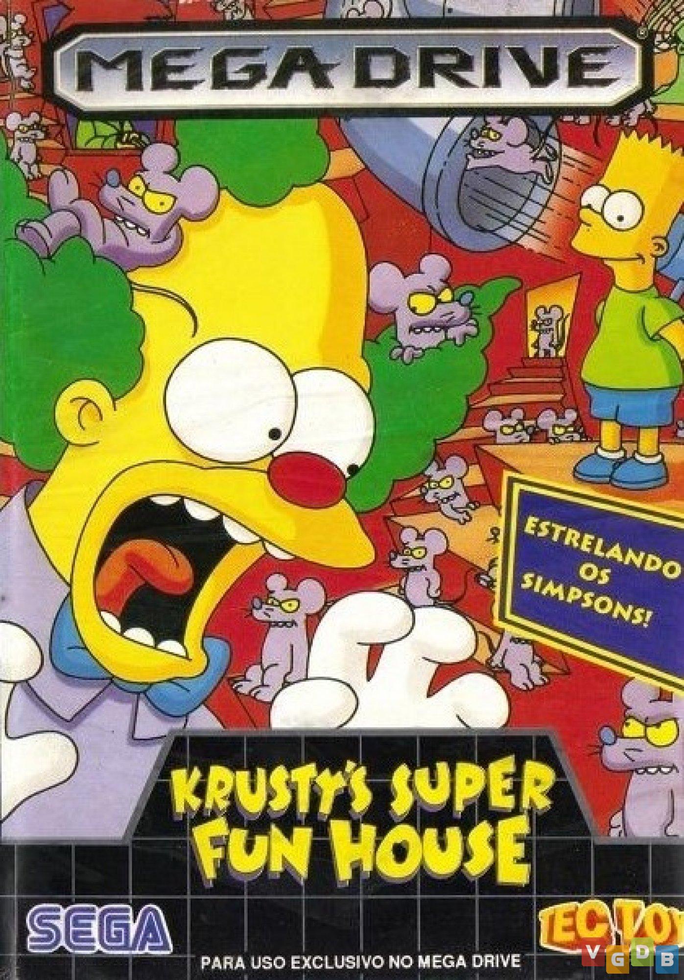 Krusty's Super Fun House - VGDB - Vídeo Game Data Base