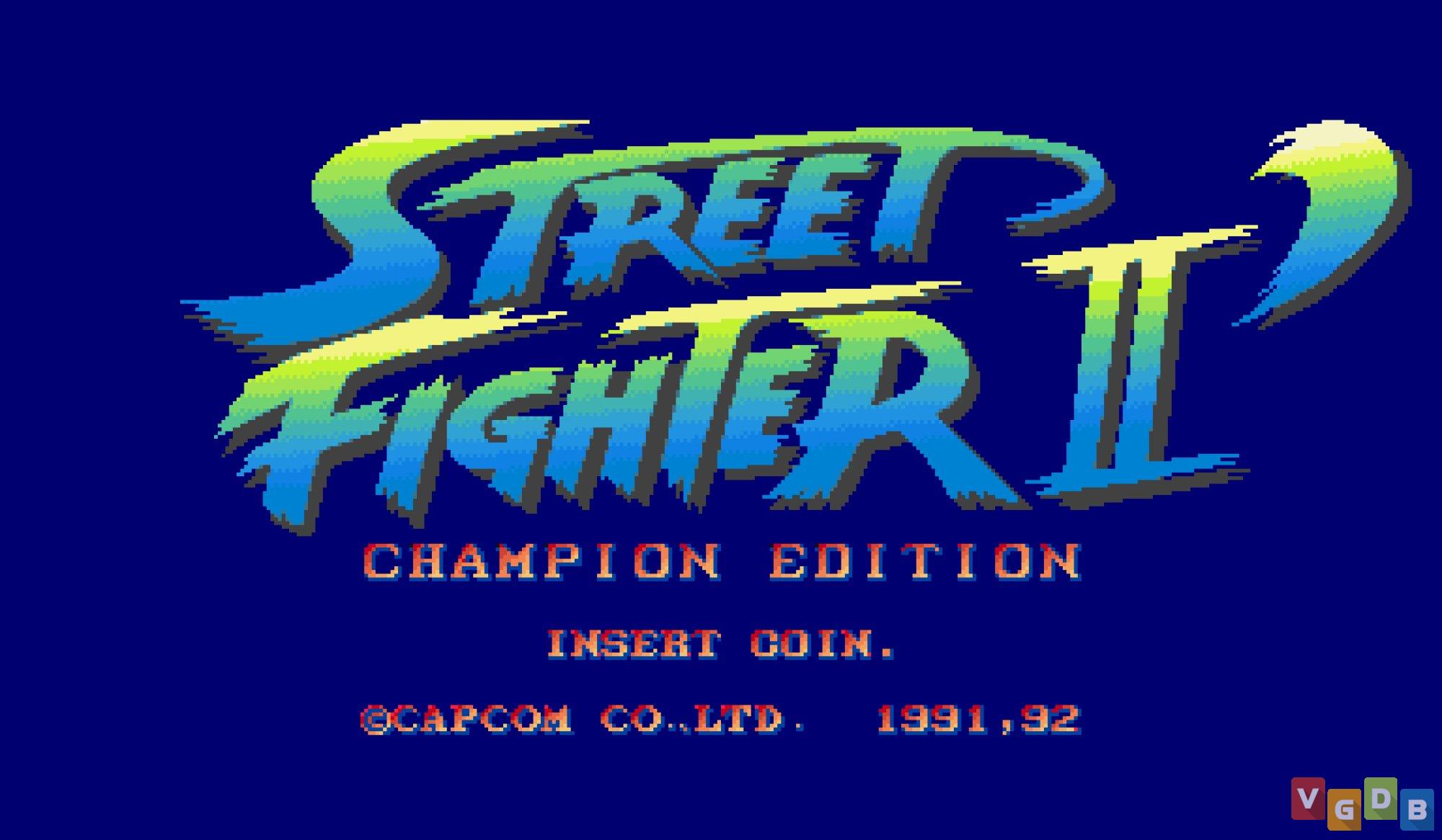 1992 Street Fighter II′: Champion Edition (Arcade) Game