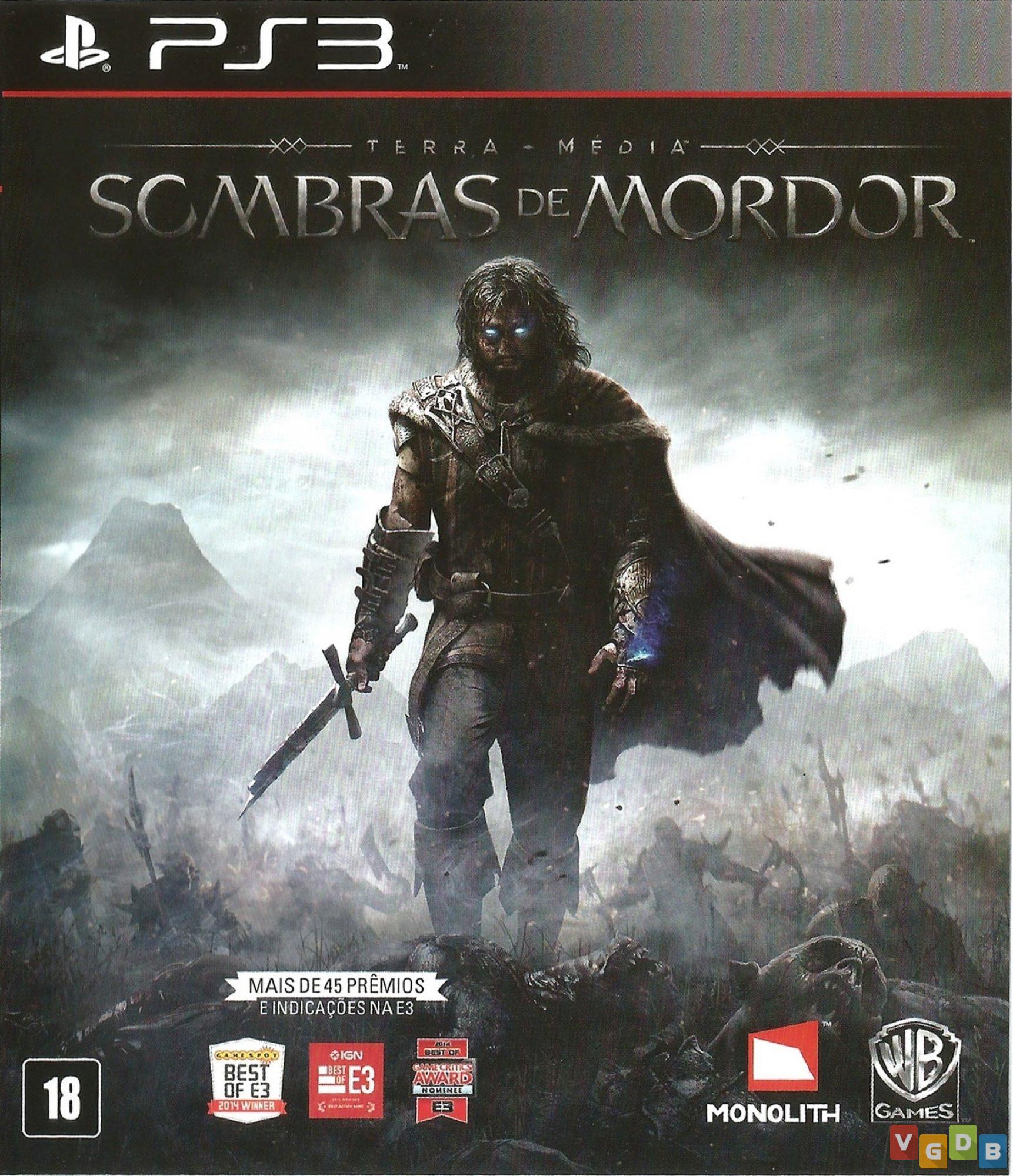 Terra-Média: Sombras de Mordor - VGDB - Vídeo Game Data Base