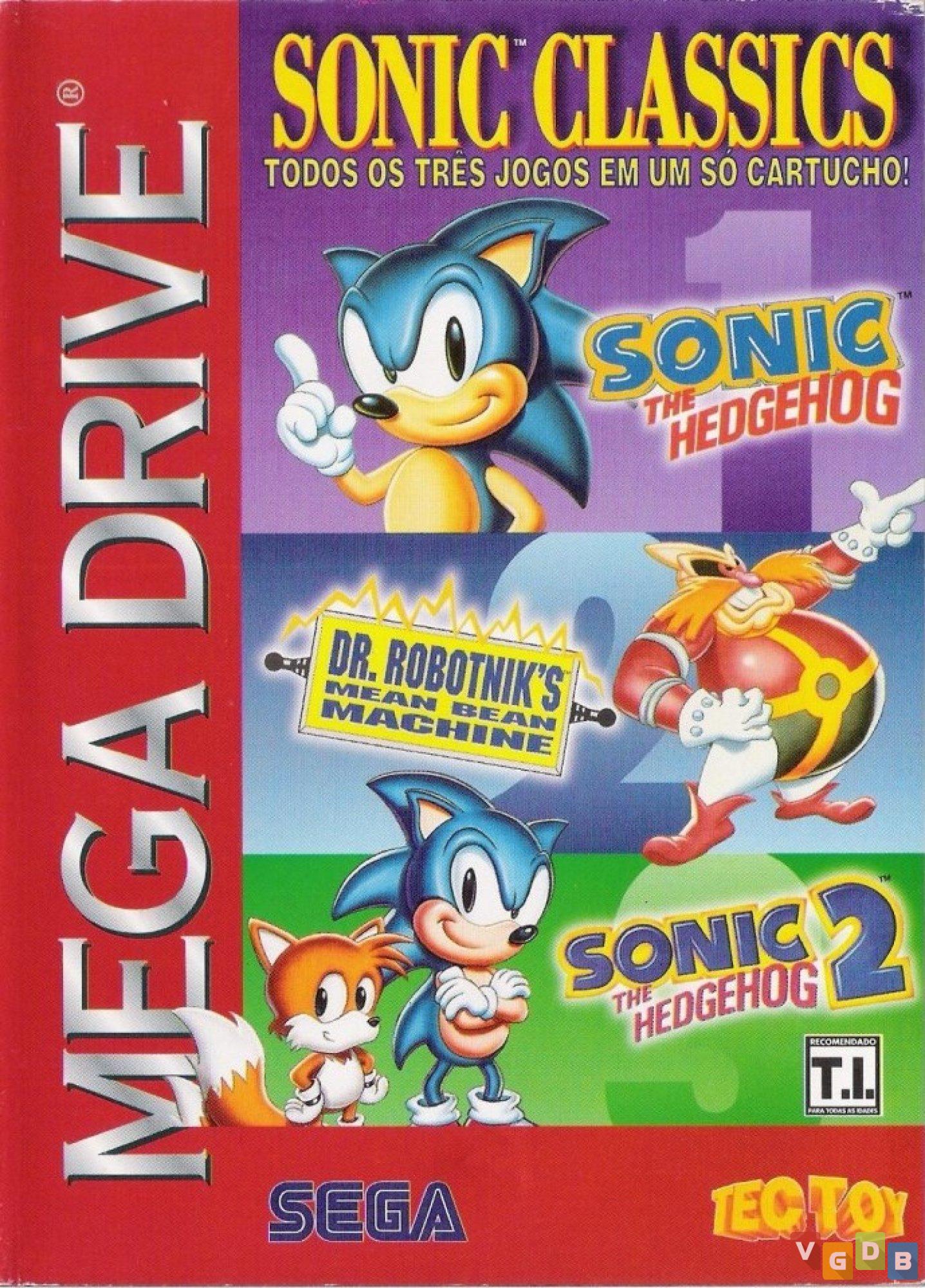 Jogo - Sonic The hedgehog - Sega Mega Drive