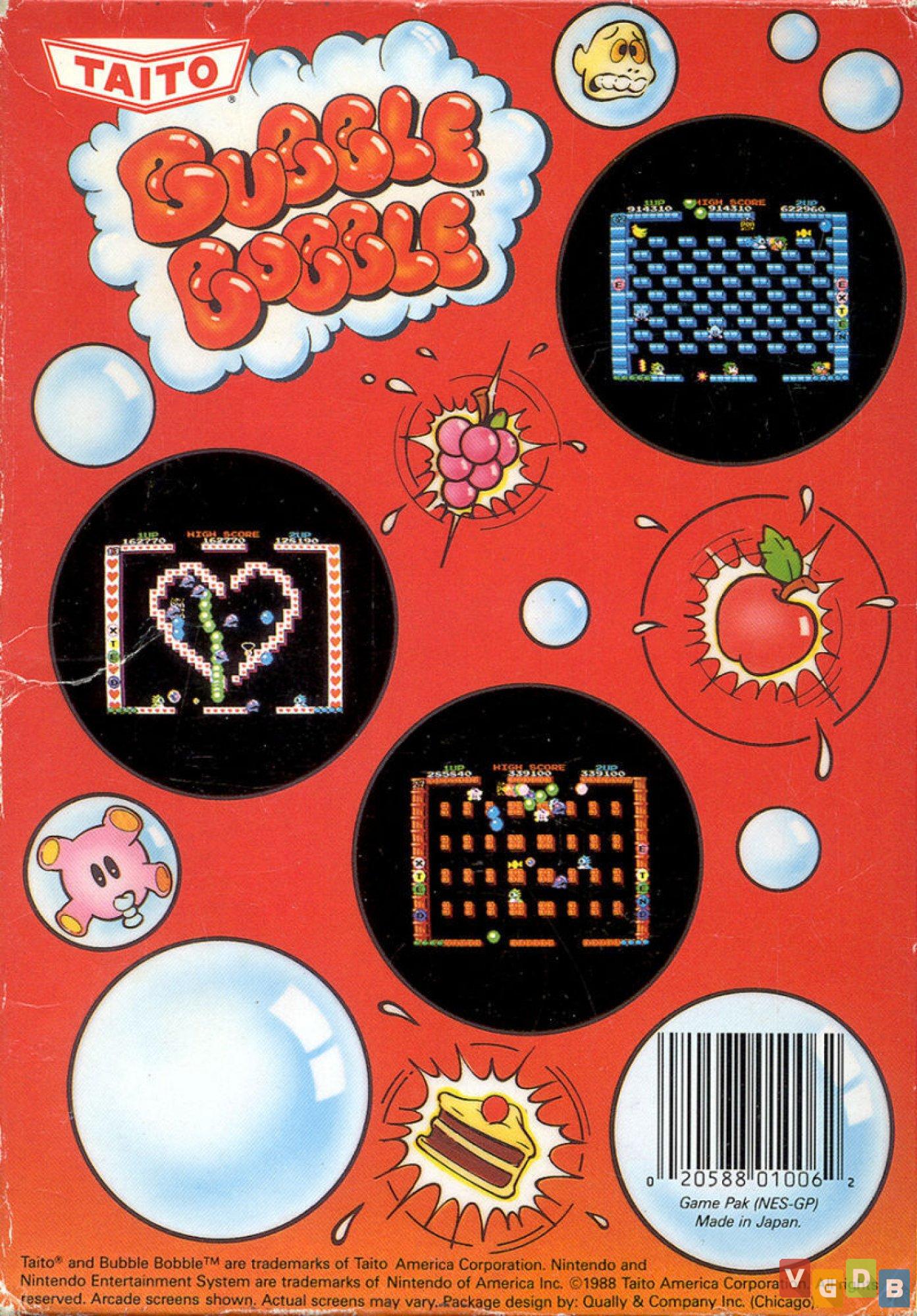 Bubble Bobble (cancelado) - VGDB - Vídeo Game Data Base