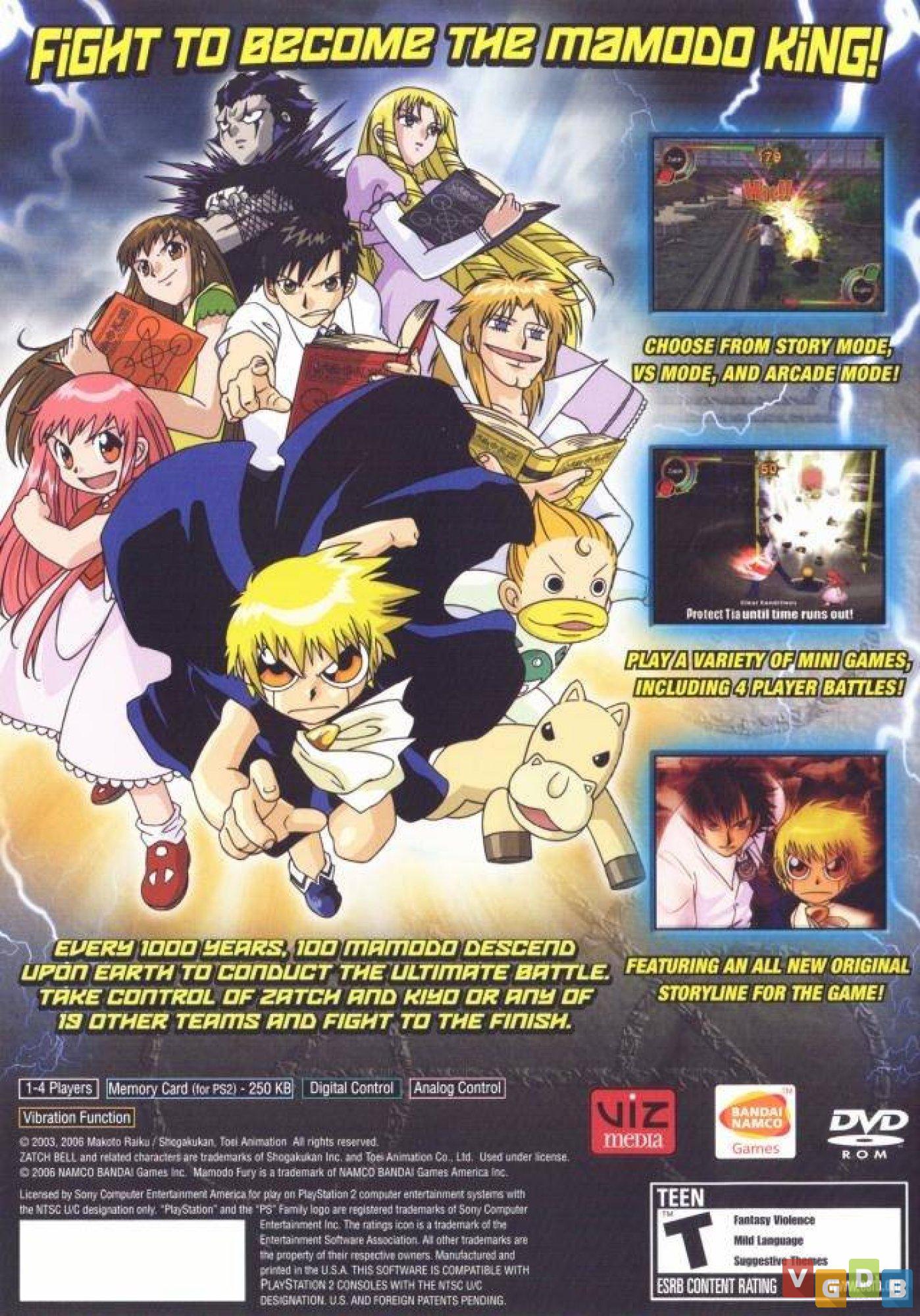  Zatchbell Mamodo Battles - PlayStation 2 : Video Games