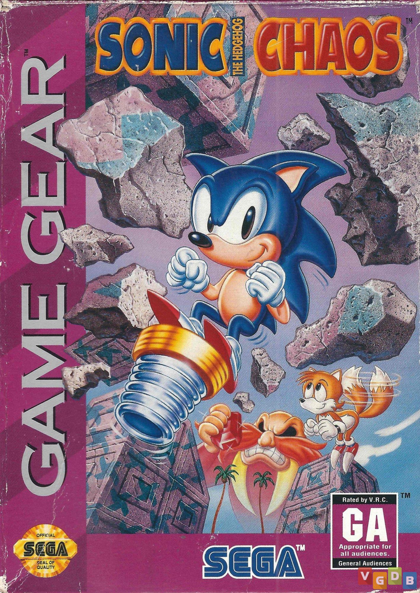 Sonic Chaos (Master System) está em um nível abaixo dos títulos