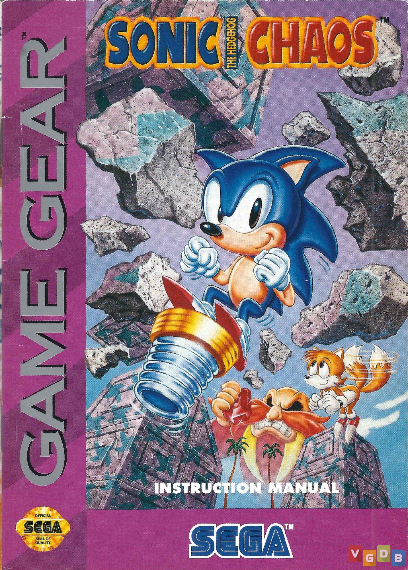 Sonic Chaos (Sonic & Tails) - SEGA Master System / Game Gear - VGDB 