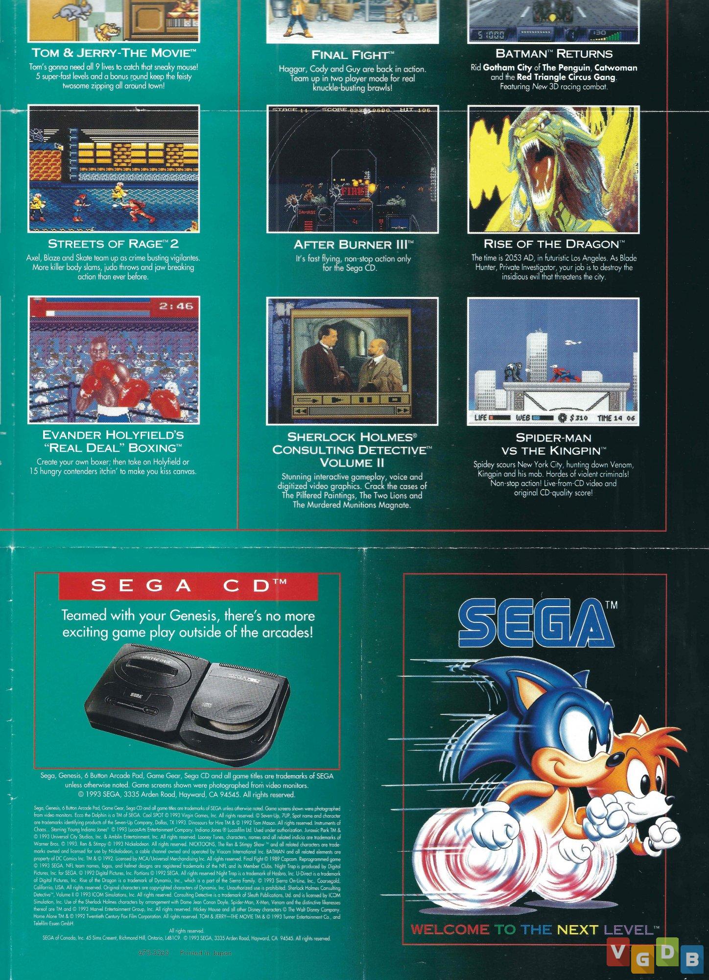 Sonic Chaos (Sonic & Tails) - SEGA Master System / Game Gear - VGDB 