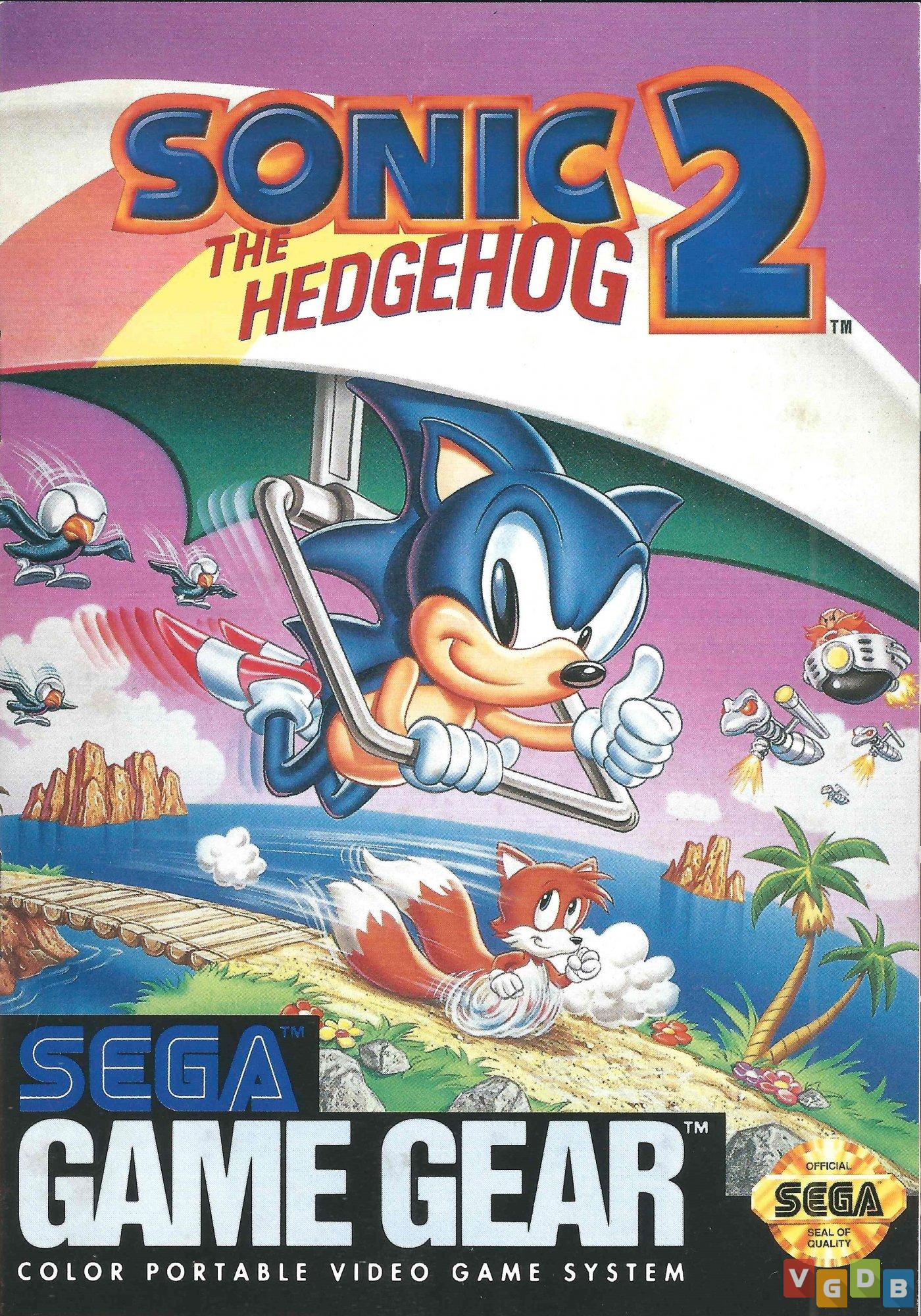 Manual de Master System do jogo Sonic The Hedghog da S