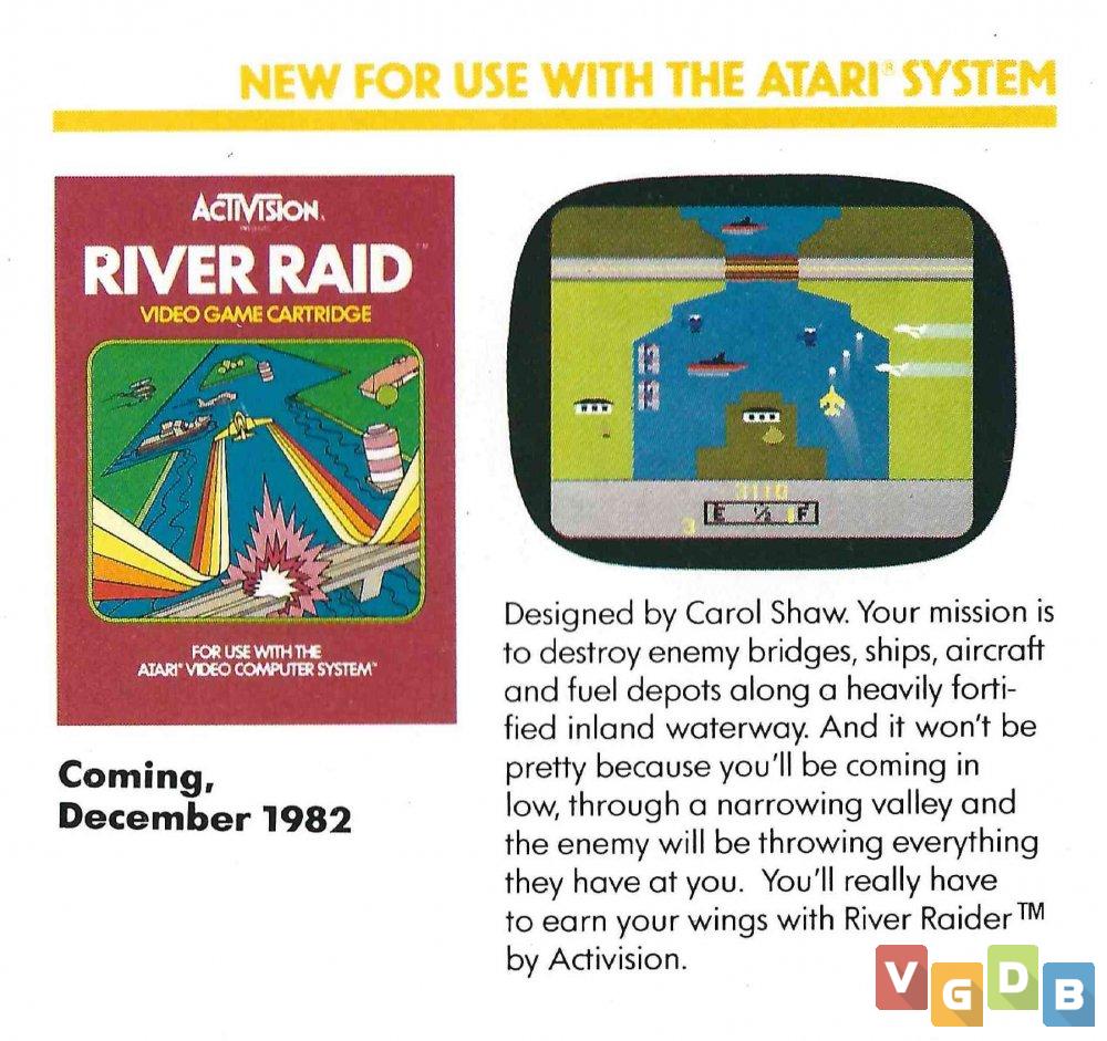 Recordar é envelhecer: River Raid (Atari 2600) – GAGÁ GAMES