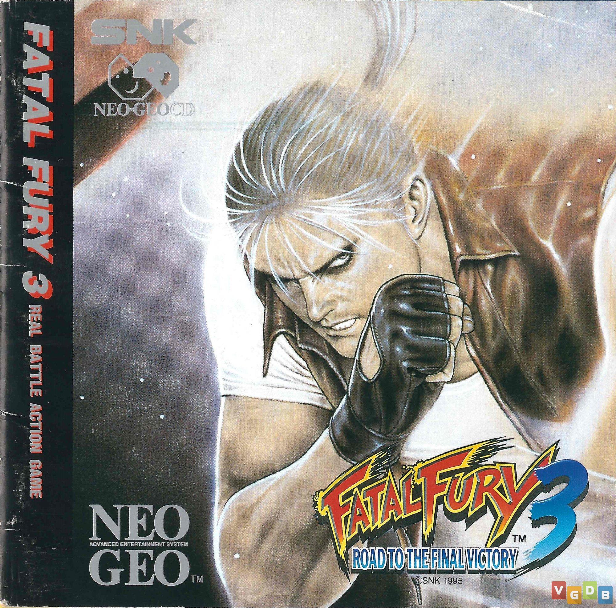 Fatal Fury Battle Archives Volume 1 Manual and Cover Scans : SNK